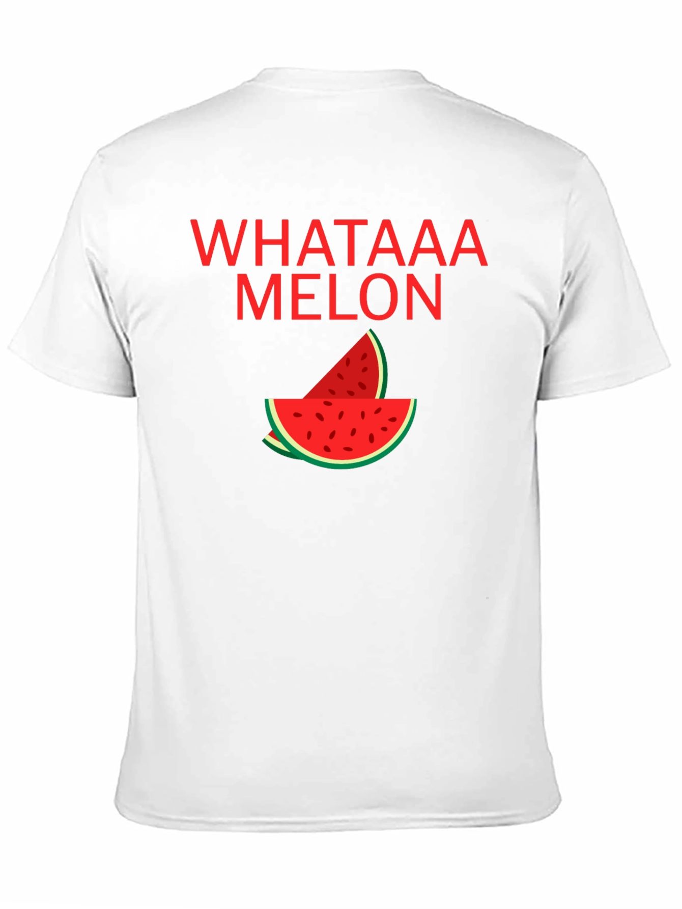 Whataaa Melon Graphic Tee - Summer Fun T-Shirt