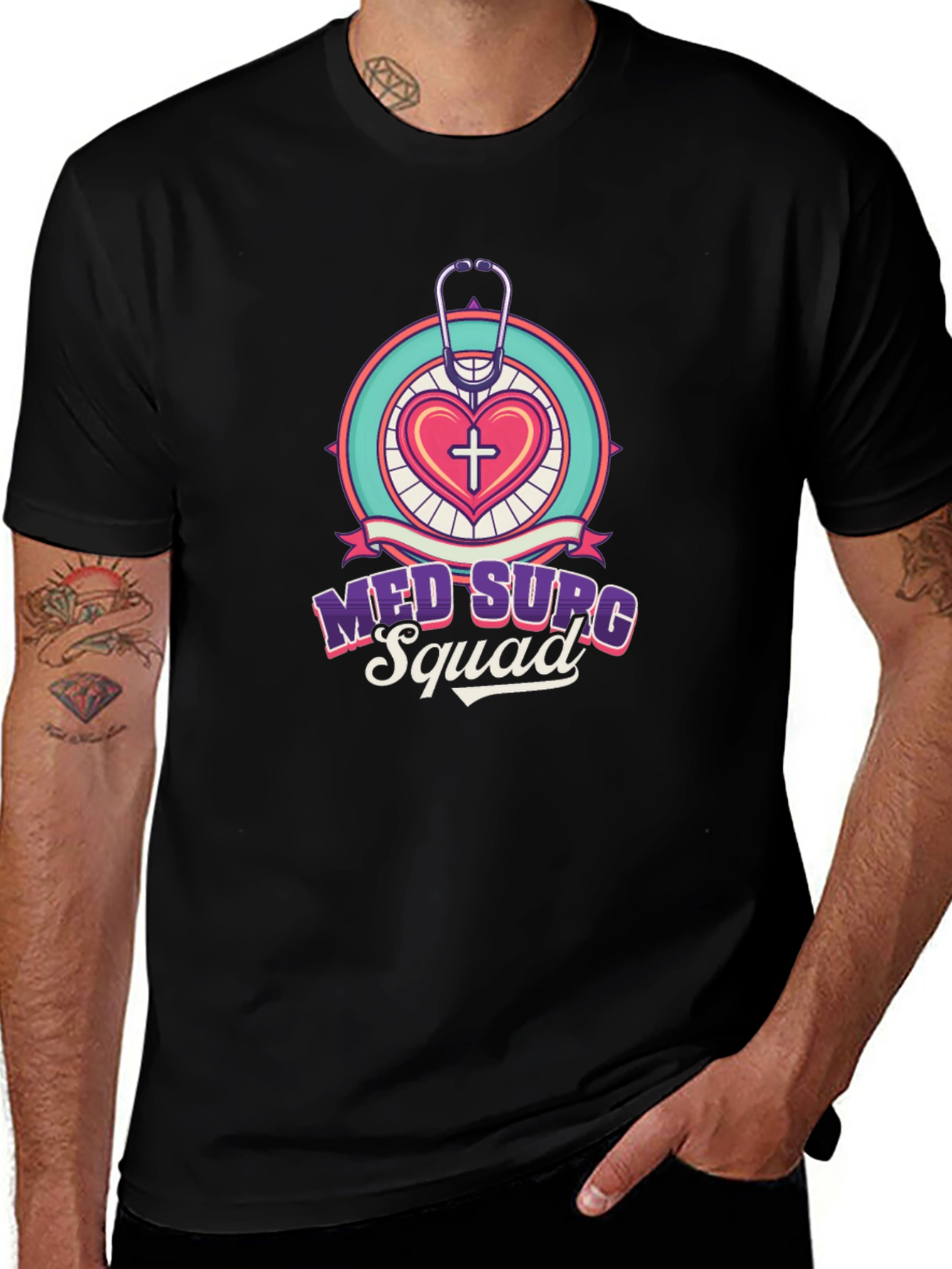 Med Surg Squad Black T-Shirt