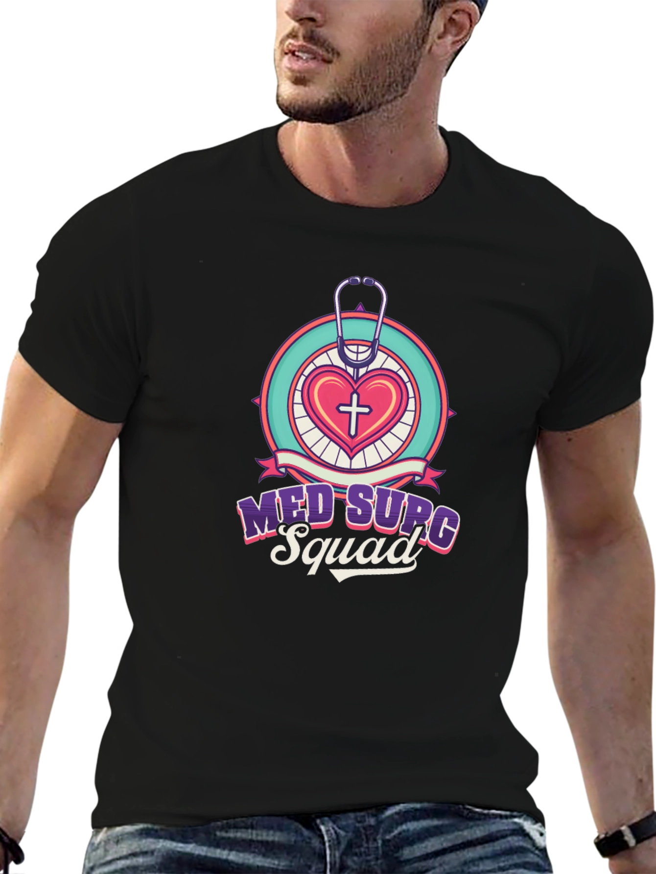 Med Surg Squad Black T-Shirt