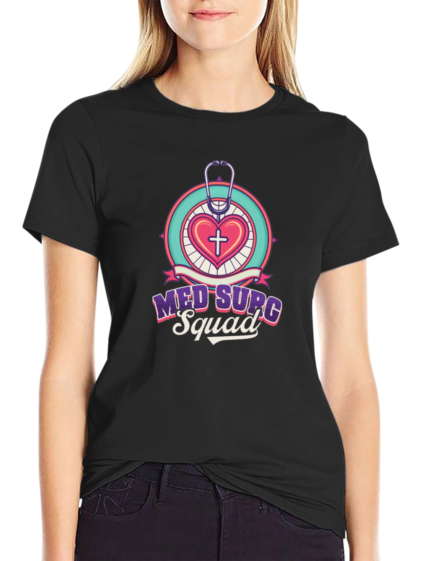 Med Surg Squad Black T-Shirt