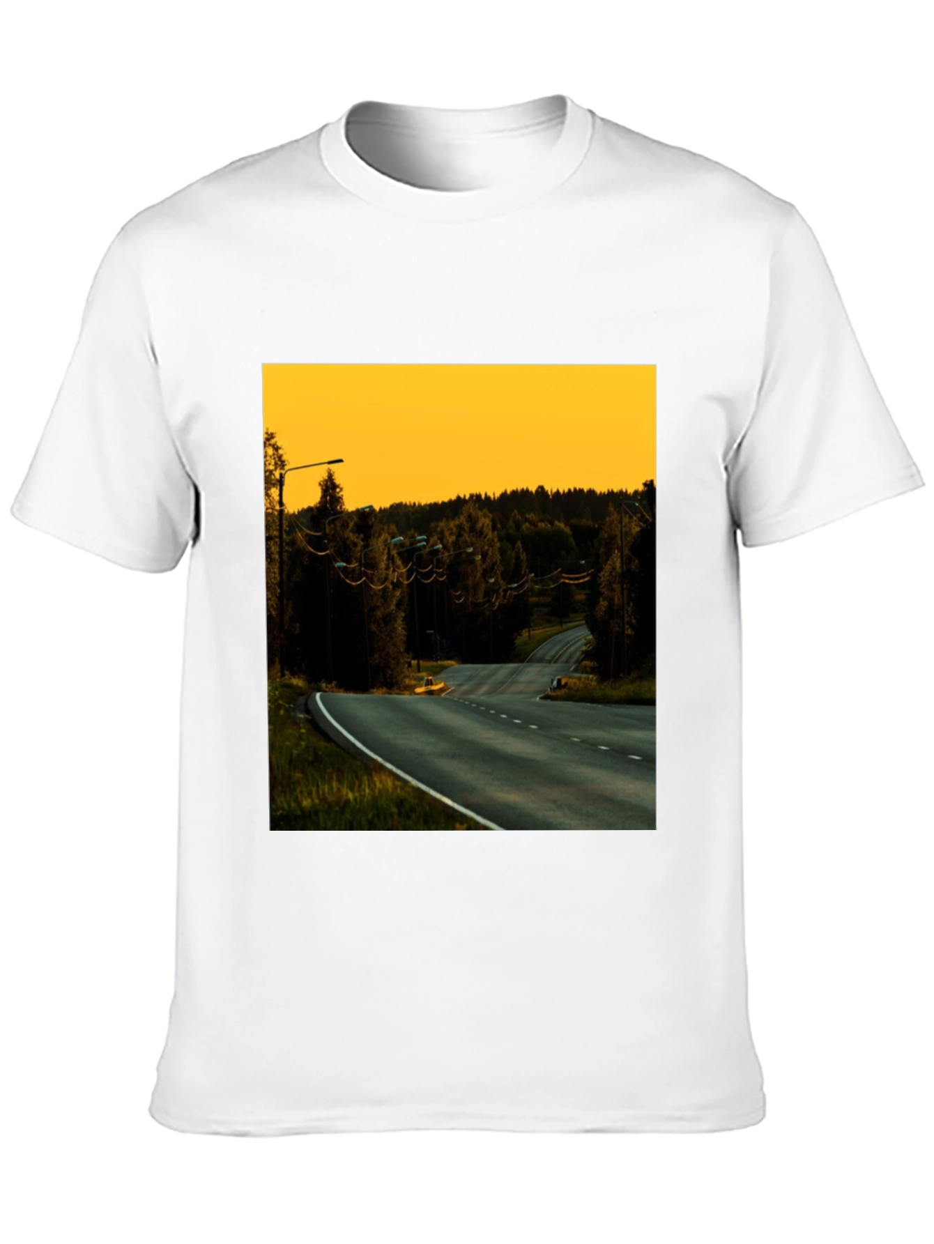 Road View Black T-Shirt