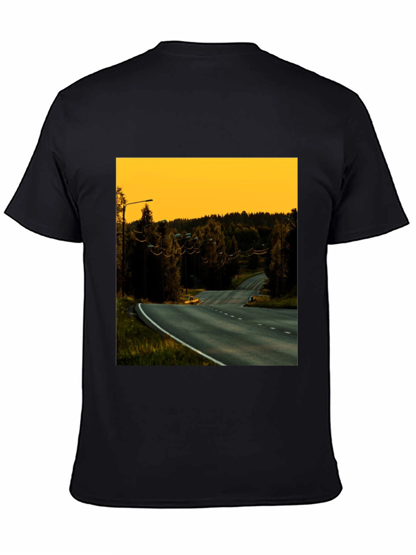 Road View Black T-Shirt