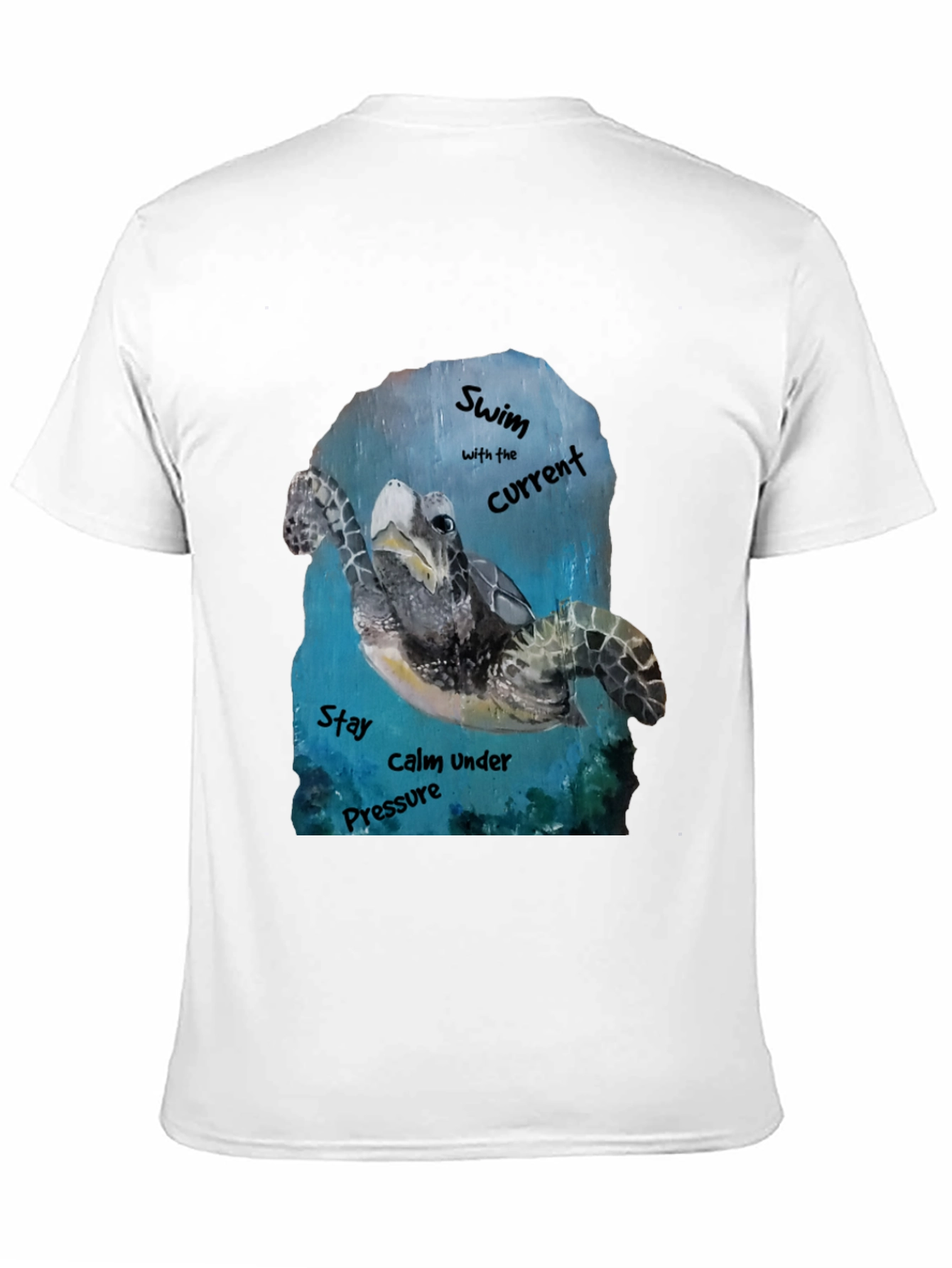 Sea Turtle Graphic T-Shirt: Swim with the Current