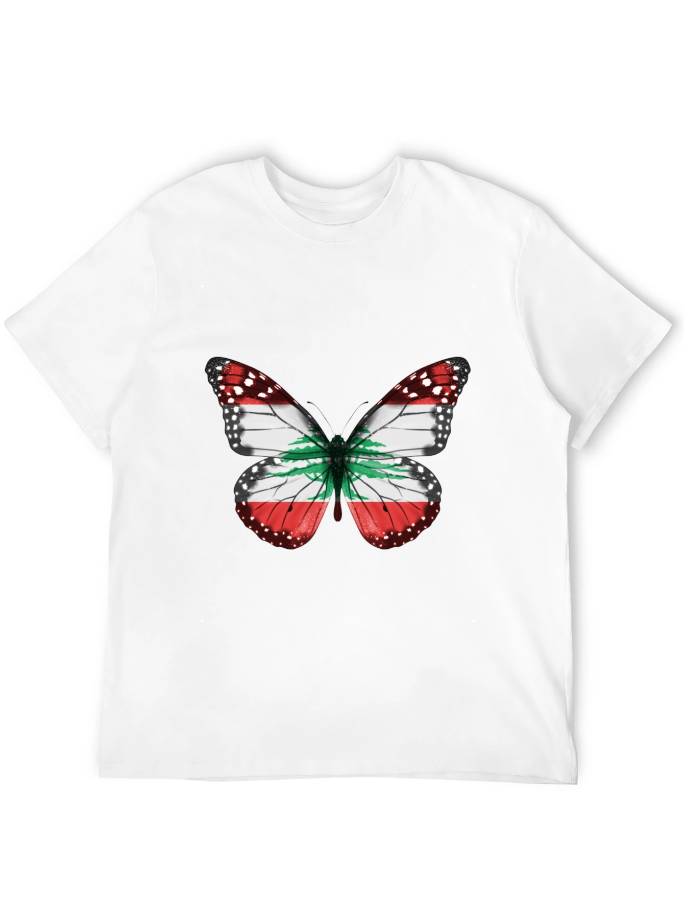 Lebanon Butterfly Graphic T-Shirt