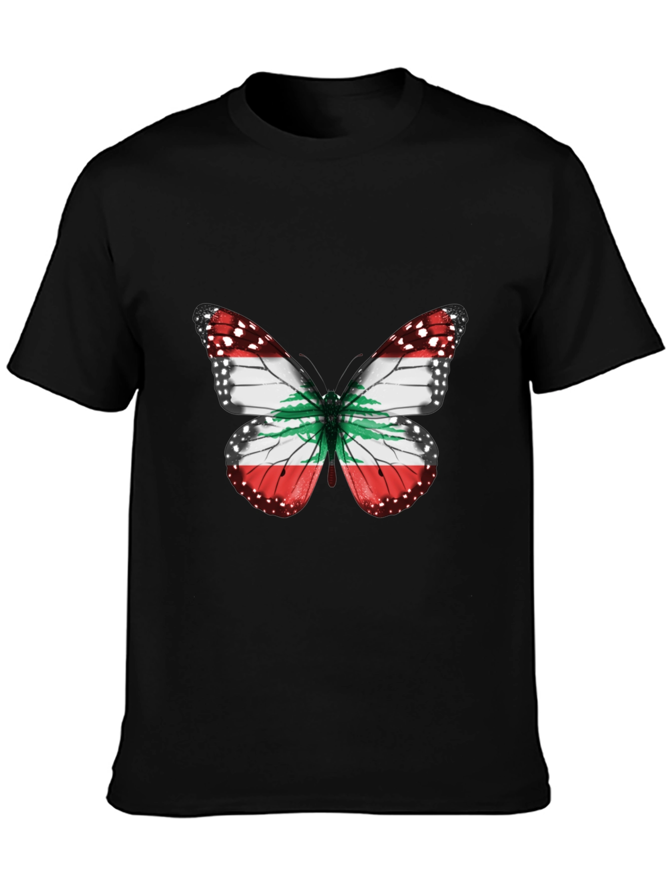 Lebanon Butterfly Graphic T-Shirt