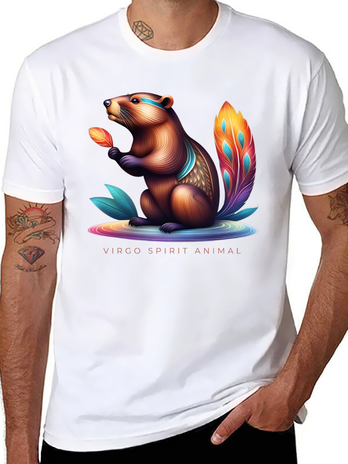 Virgo Spirit Animal T-Shirt - Graphic Tee