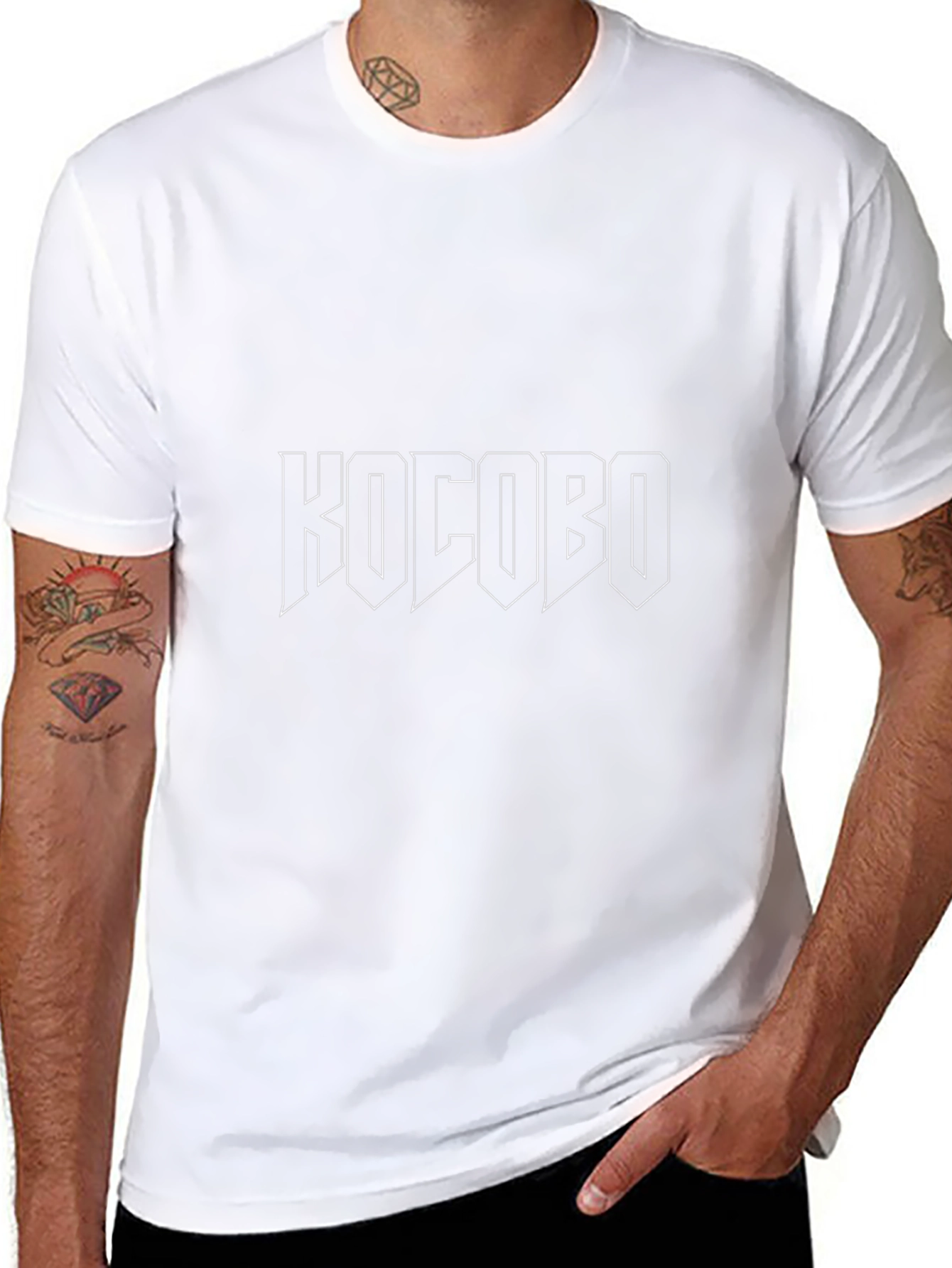 Kocobo Black Graphic Tee - Rock Style