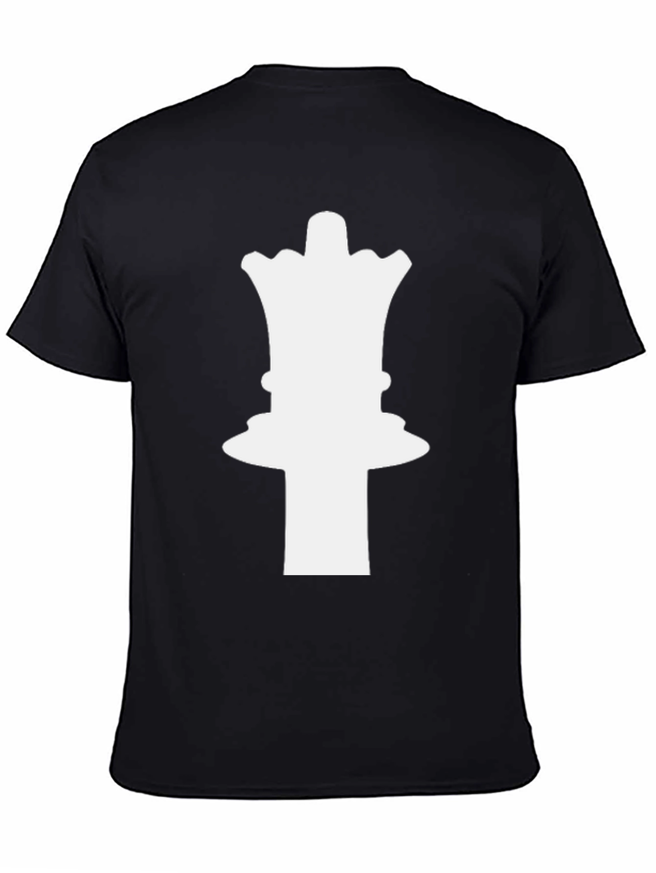 Chess Queen Graphic Tee - Stylish Black T-Shirt