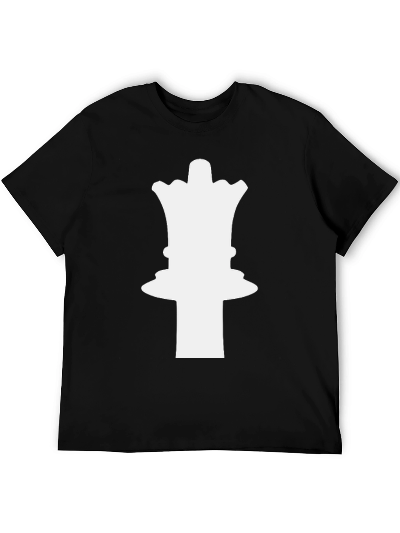 Chess Queen Graphic Tee - Stylish Black T-Shirt