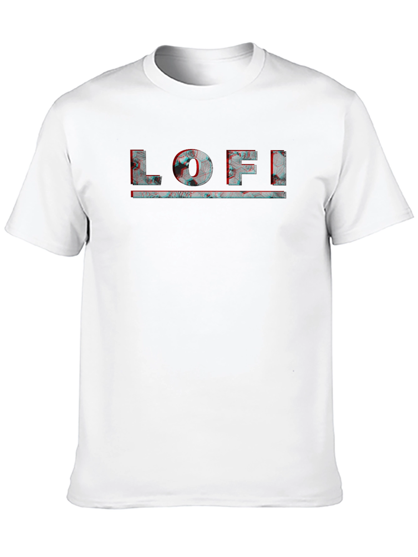 LOFI Graphic Print Mens Black T-Shirt