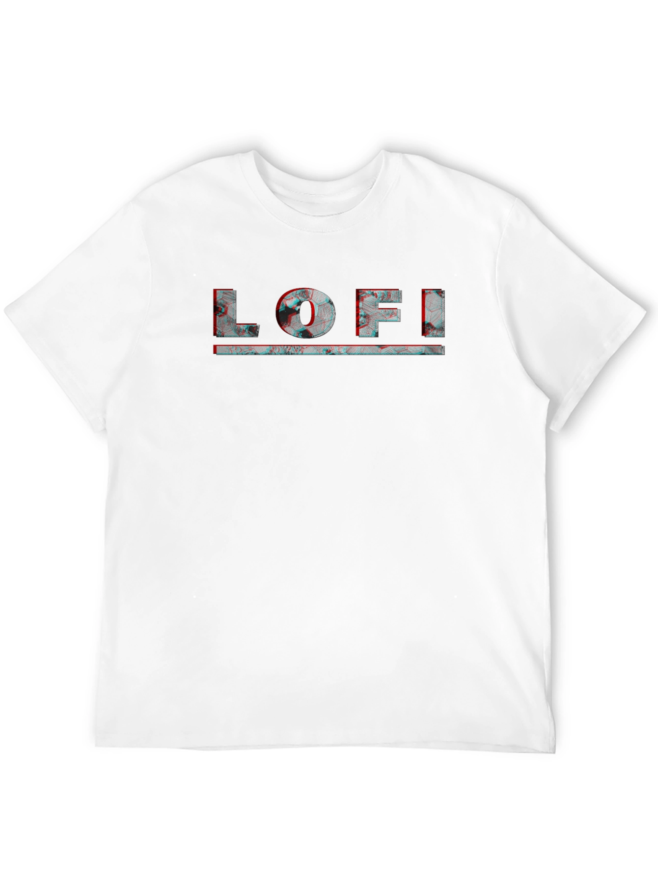 LOFI Graphic Print Mens Black T-Shirt