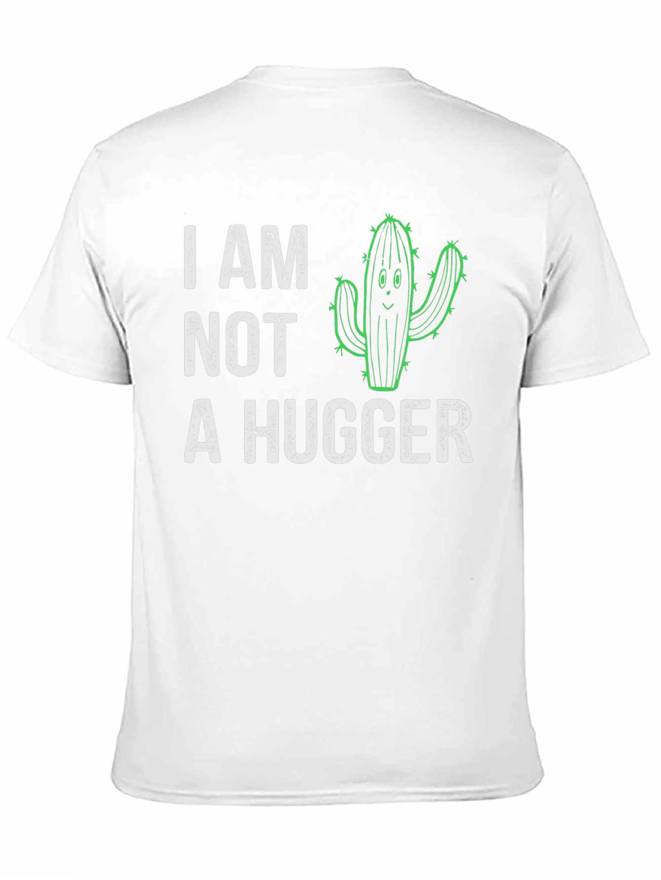I Am Not A Hugger Cactus Graphic T-Shirt