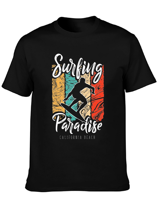 Surfing Paradise Graphic T-Shirt