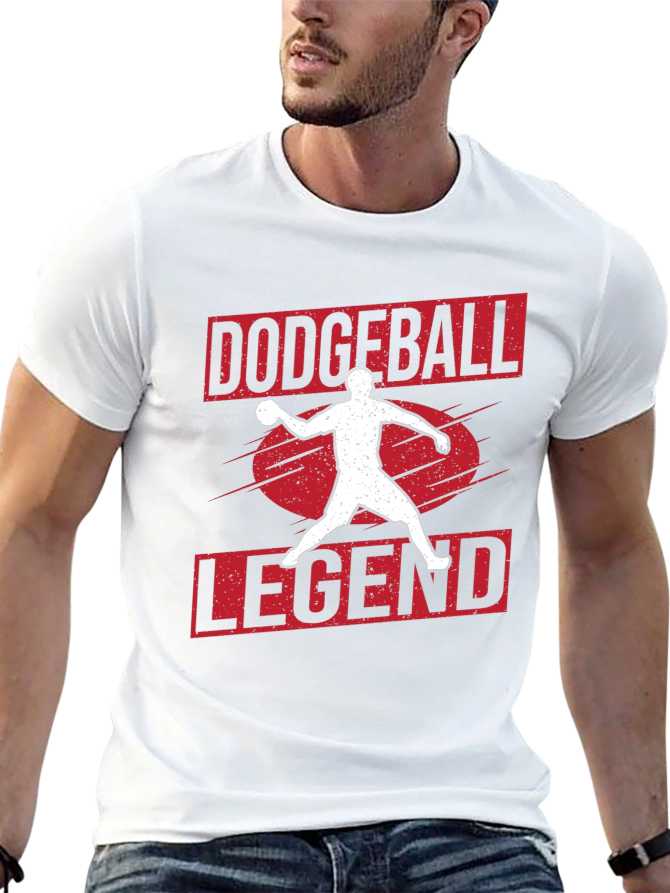 Dodgeball Legend Graphic Tee - Black