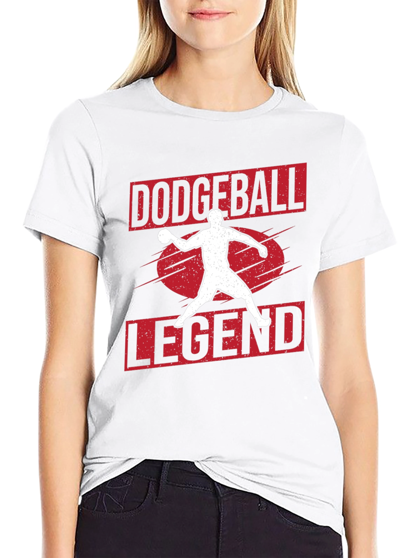 Dodgeball Legend Graphic Tee - Black