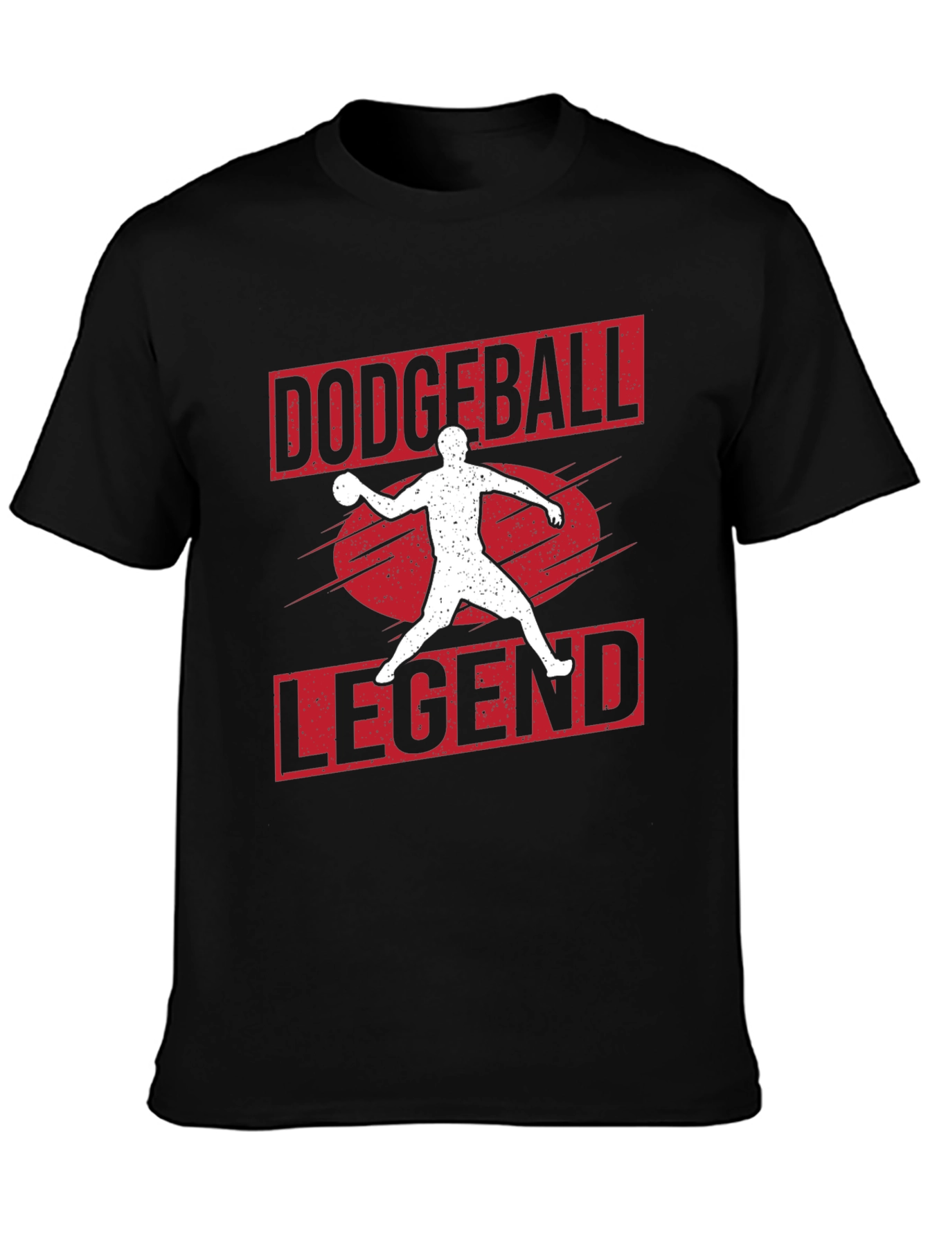 Dodgeball Legend Graphic Tee - Black