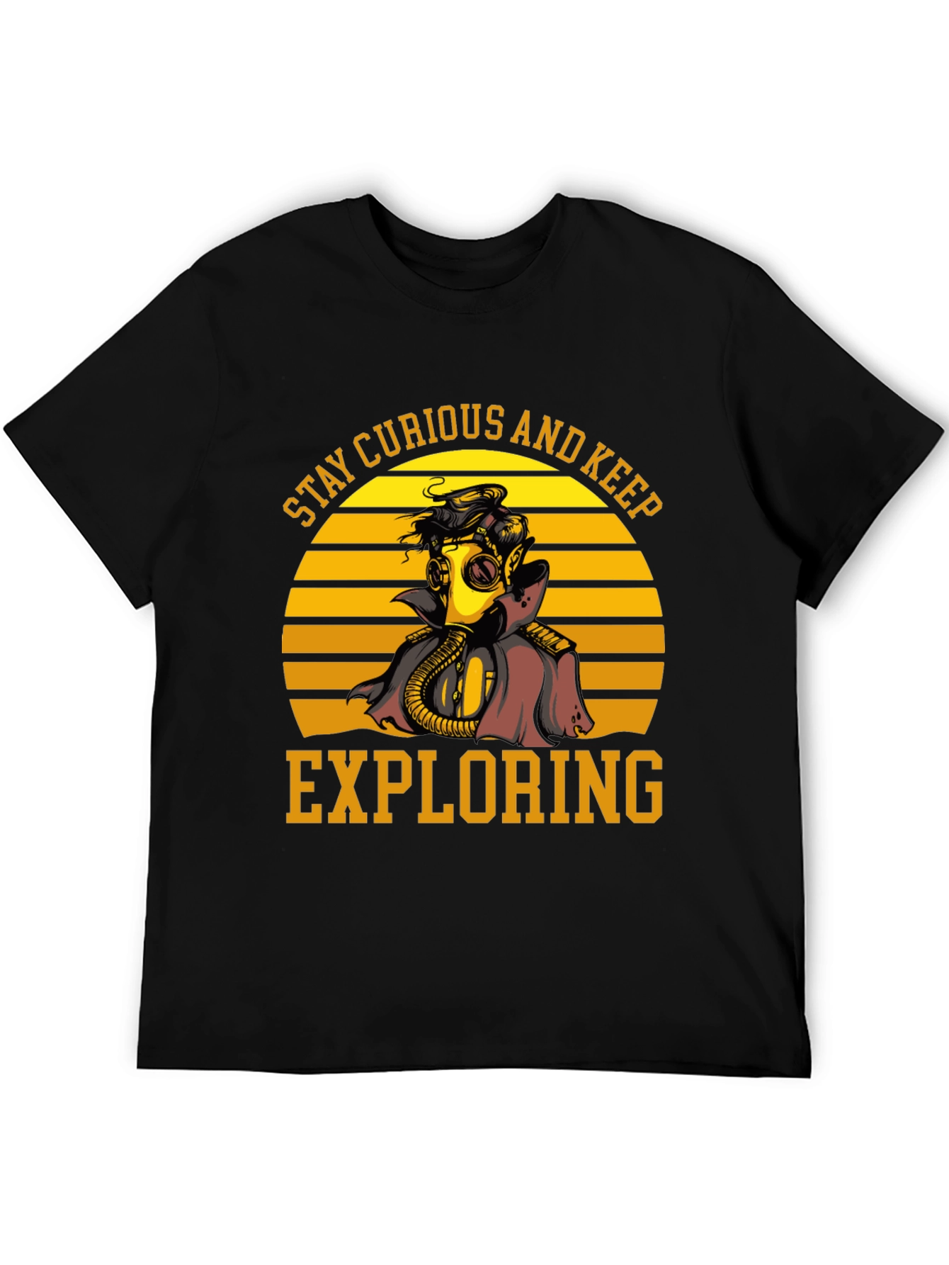 Stay Curious Gas Mask T-Shirt