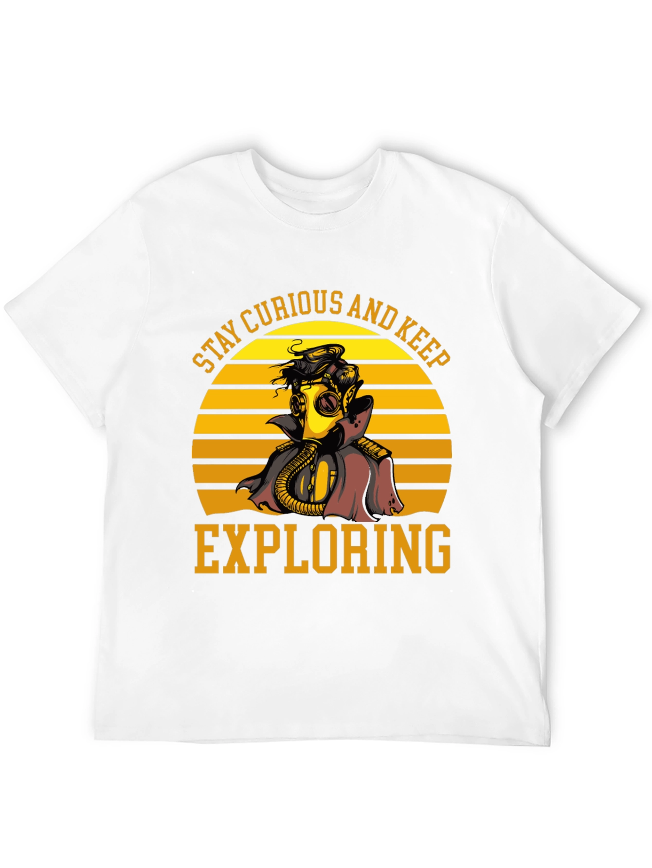 Stay Curious Gas Mask T-Shirt