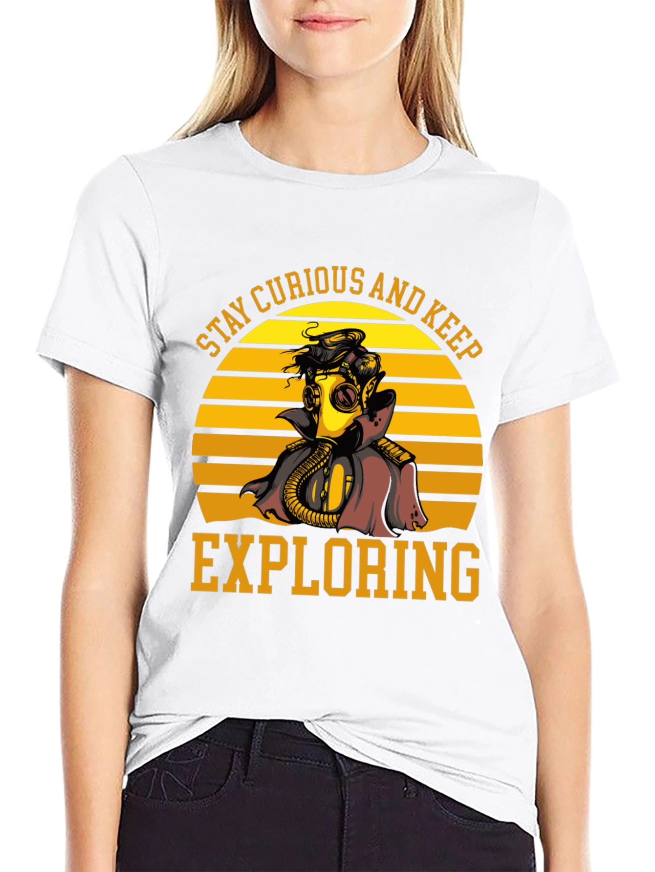 Stay Curious Gas Mask T-Shirt