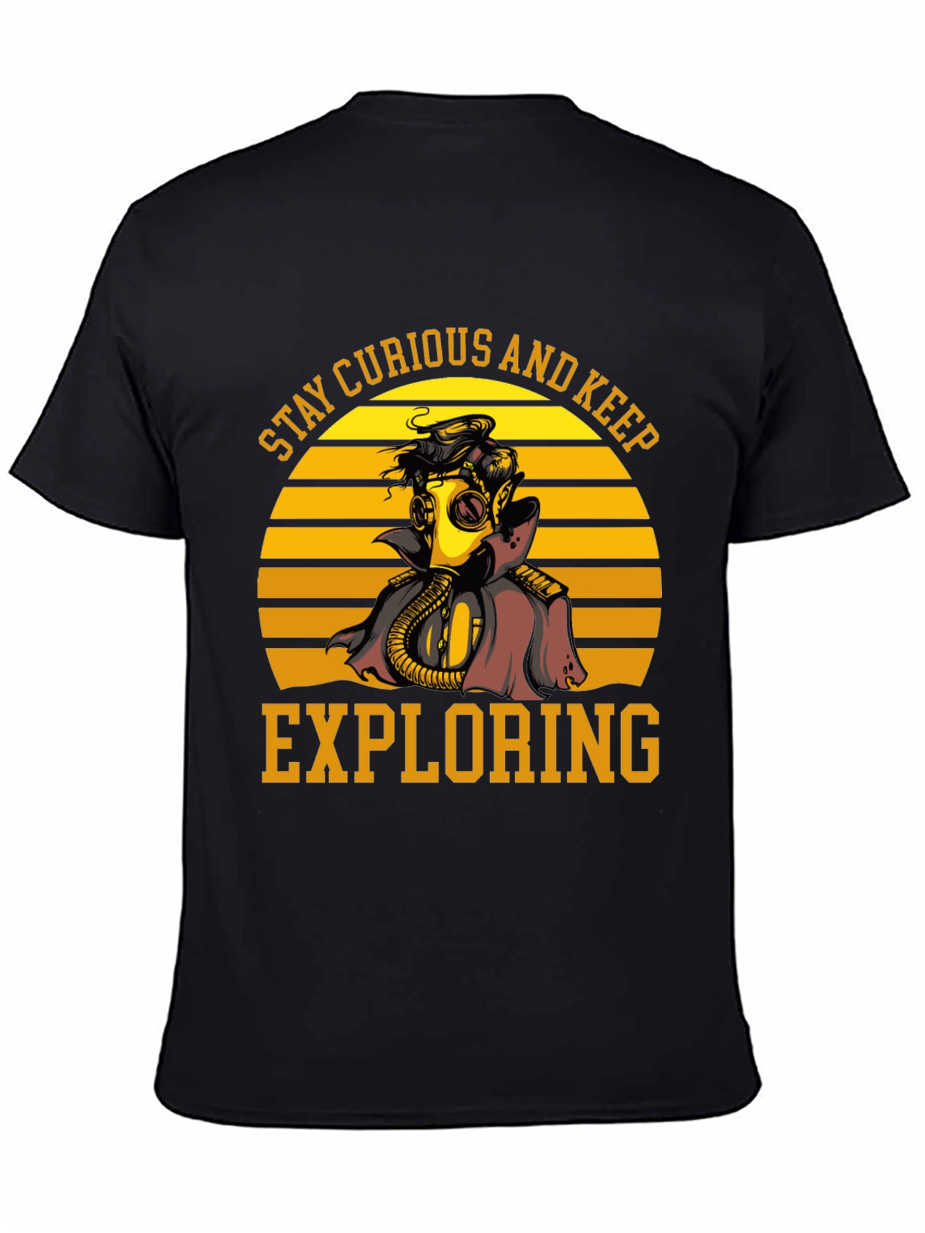 Stay Curious Gas Mask T-Shirt