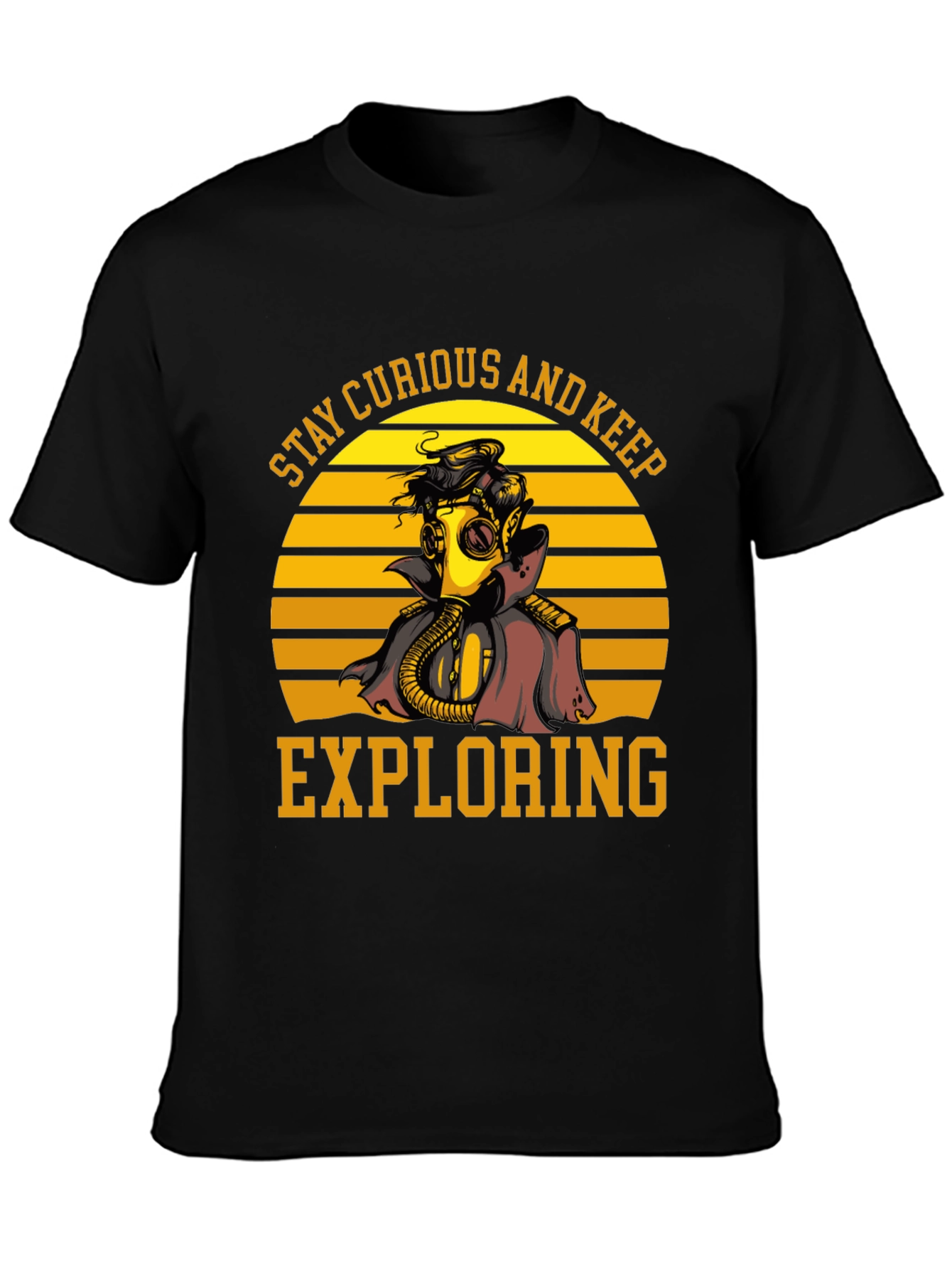 Stay Curious Gas Mask T-Shirt