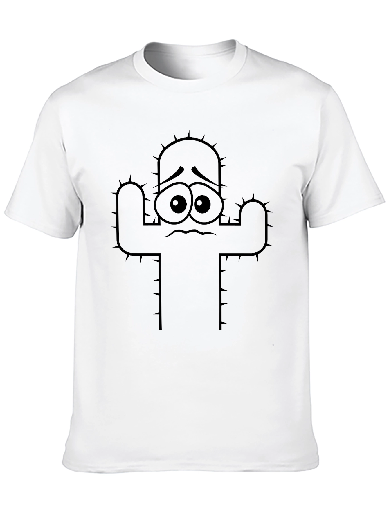 Sad Cactus T-Shirt - Funny Graphic Tee
