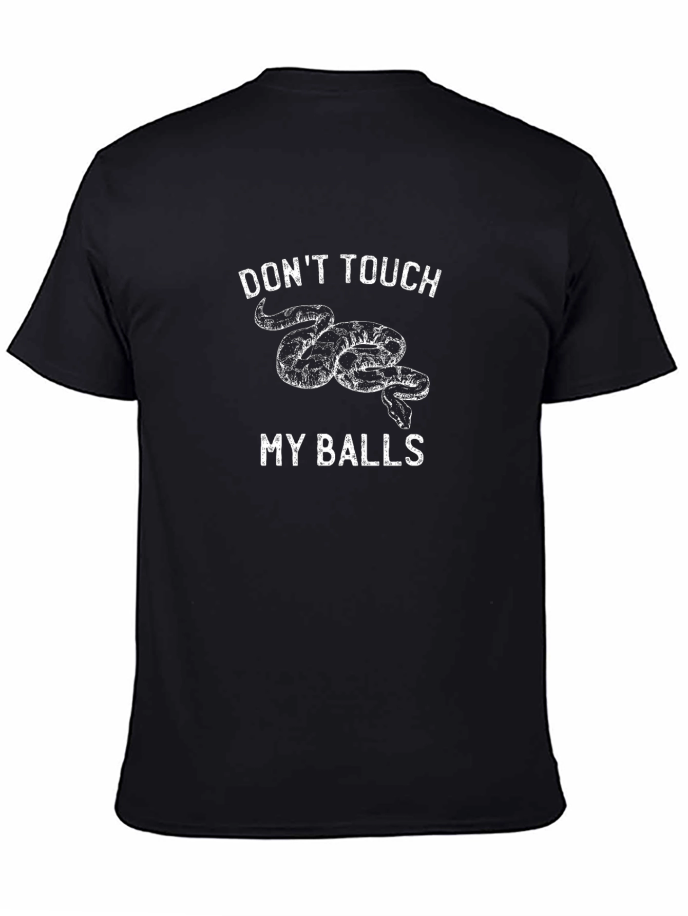 Dont Touch My Balls T-Shirt Funny Snake Tee