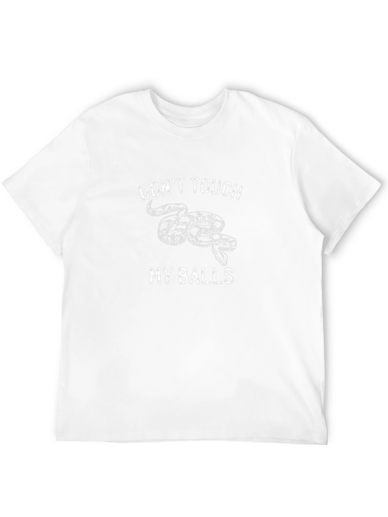 Dont Touch My Balls T-Shirt Funny Snake Tee