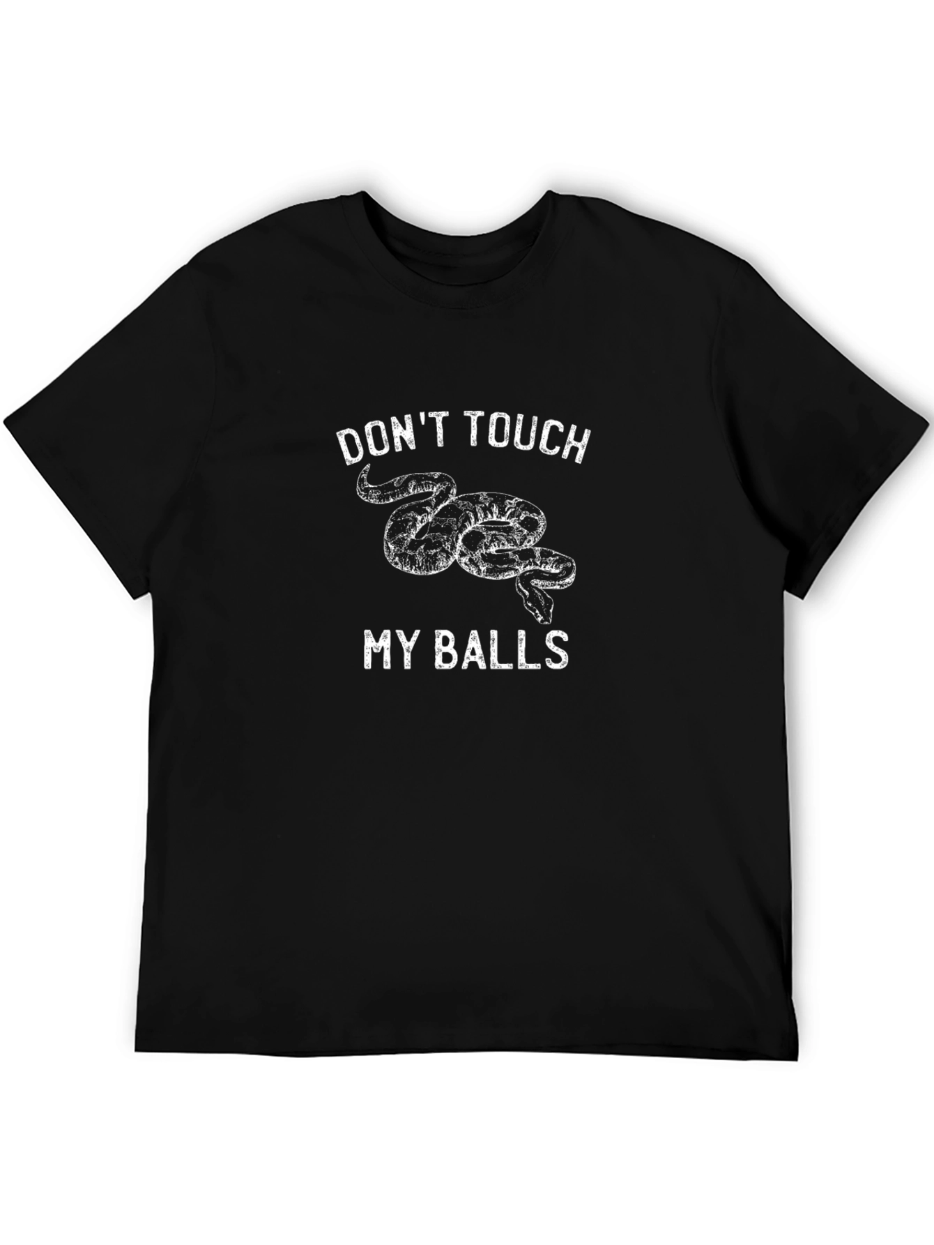 Dont Touch My Balls T-Shirt Funny Snake Tee