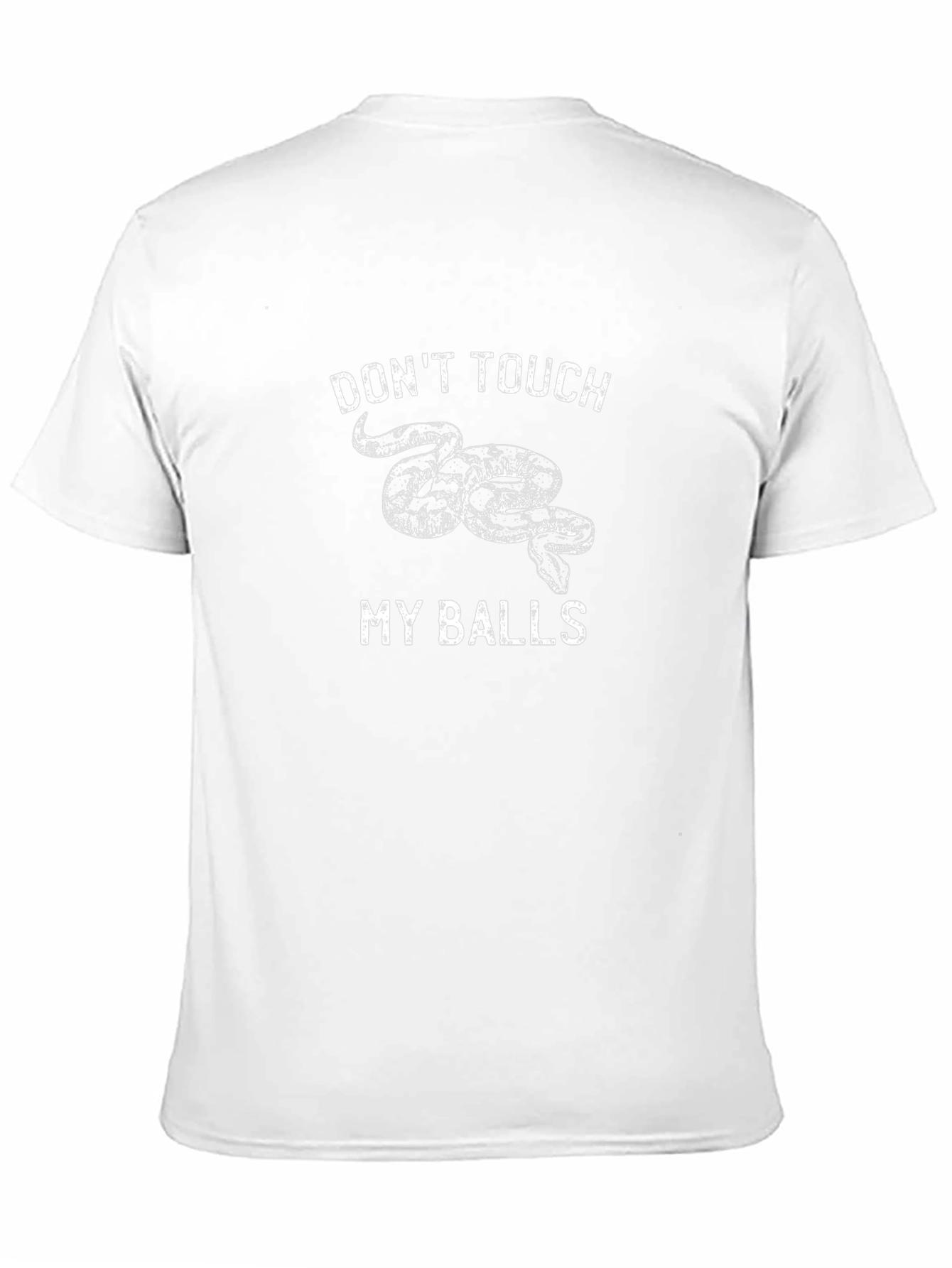 Dont Touch My Balls T-Shirt Funny Snake Tee