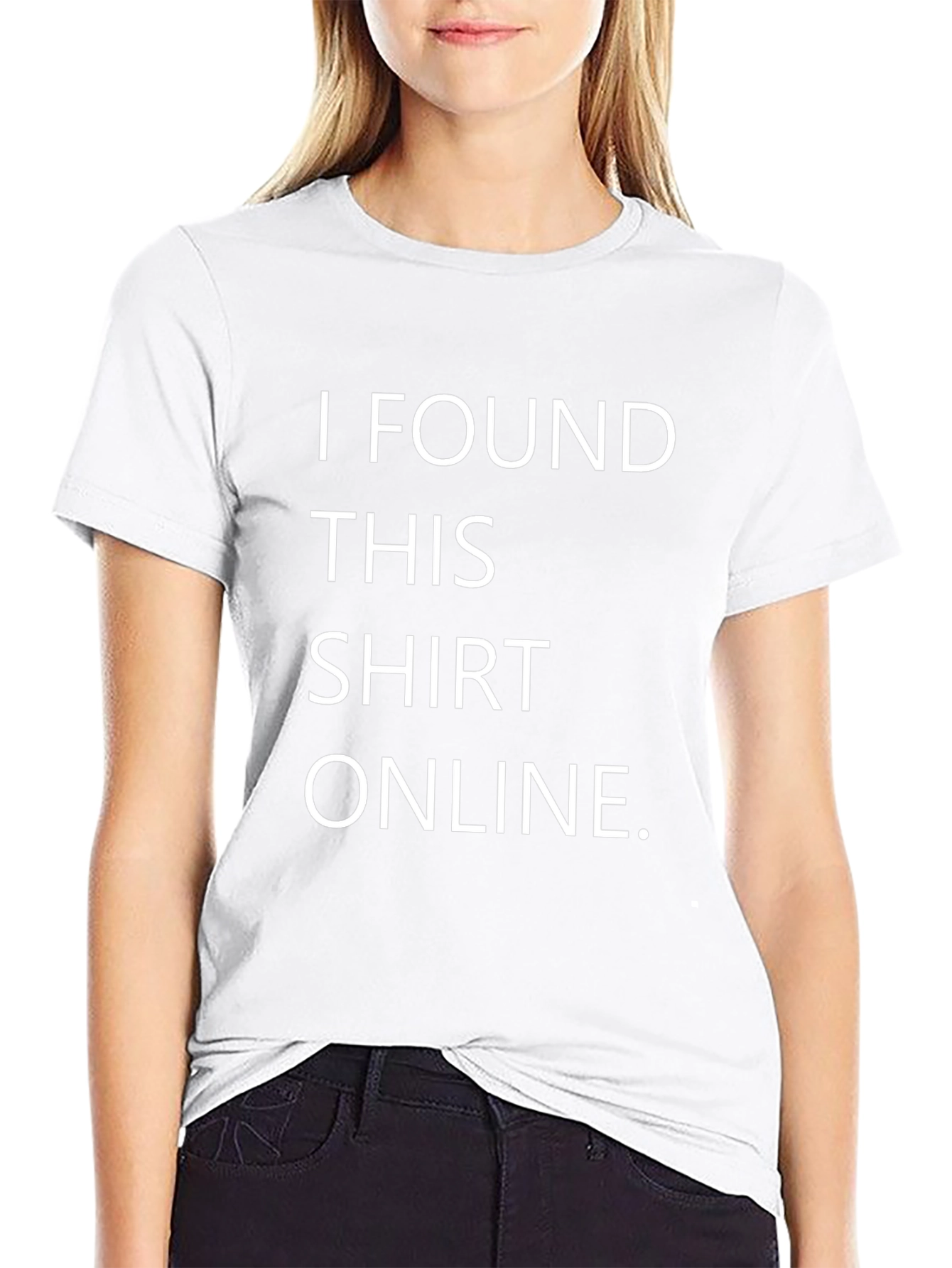 Funny I Found This Shirt Online Black T-Shirt