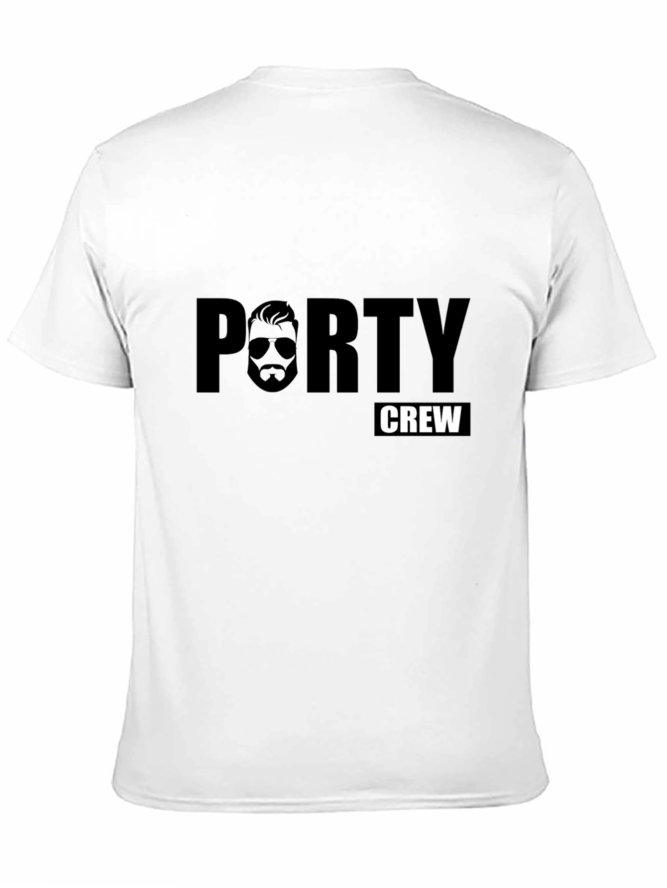 Porty Crew Graphic T-Shirt - Black Cotton Tee