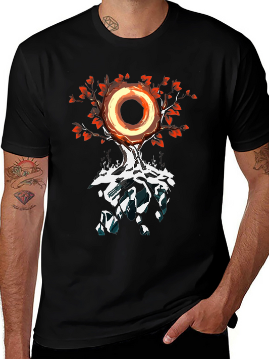 Tree of Light Graphic Tee - Black