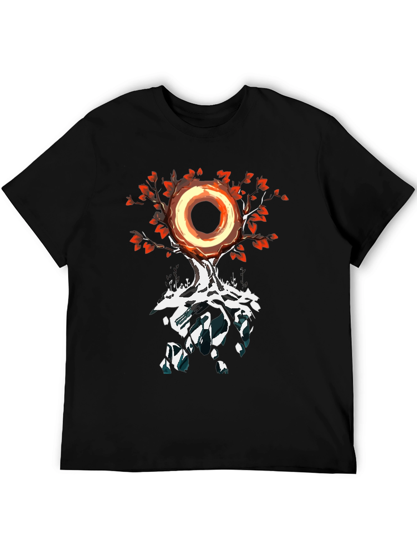 Tree of Light Graphic Tee - Black