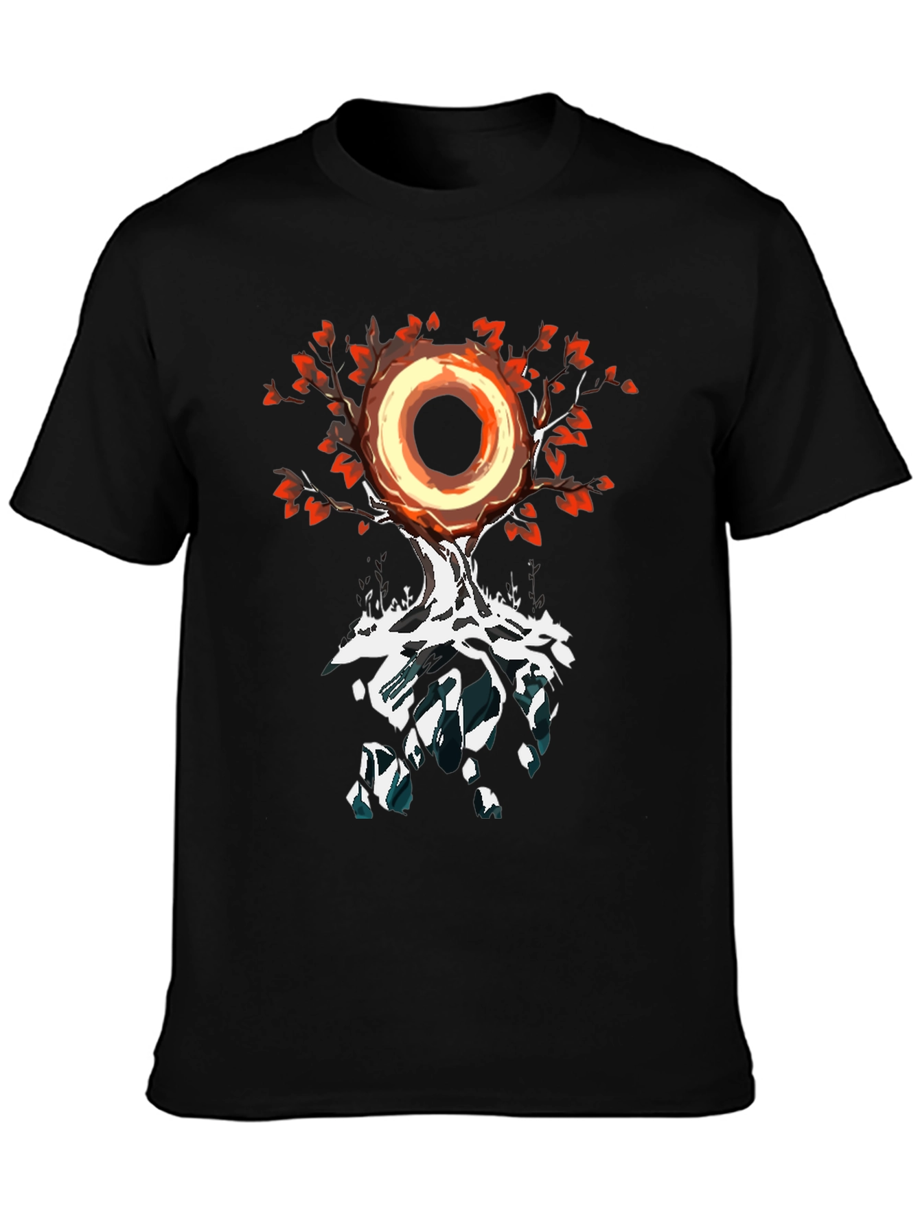 Tree of Light Graphic Tee - Black