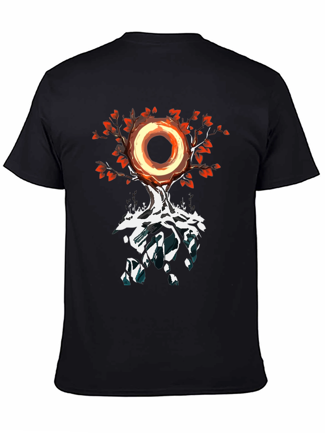 Tree of Light Graphic Tee - Black