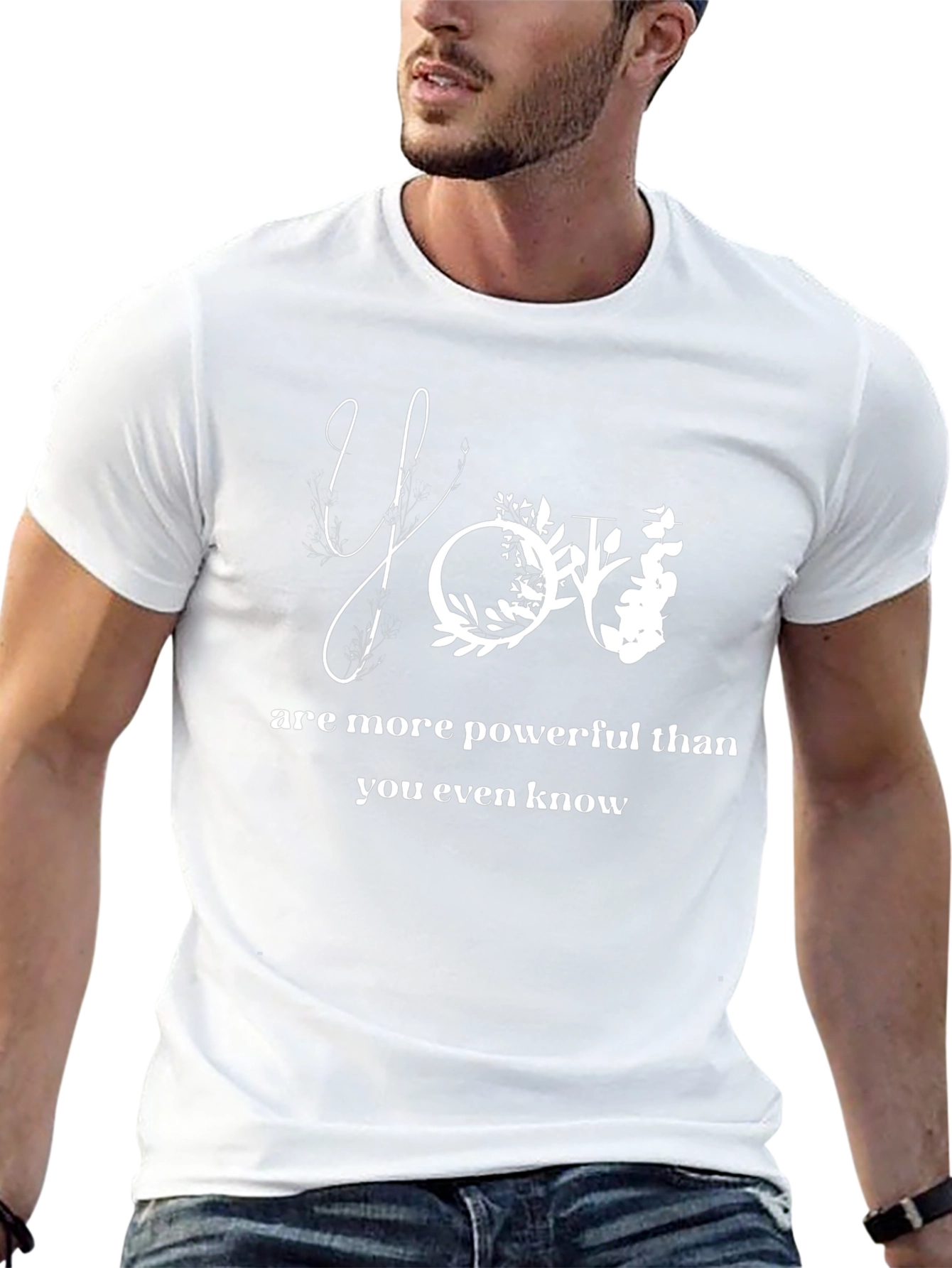 Empowering Floral You Graphic Tee