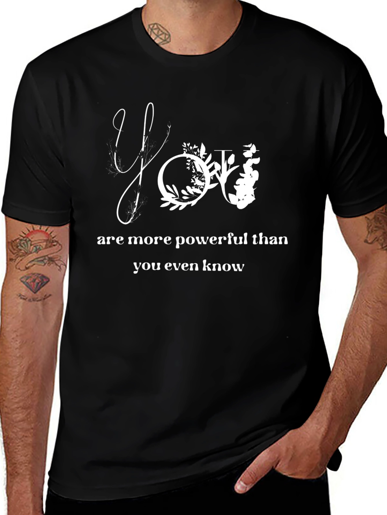 Empowering Floral You Graphic Tee