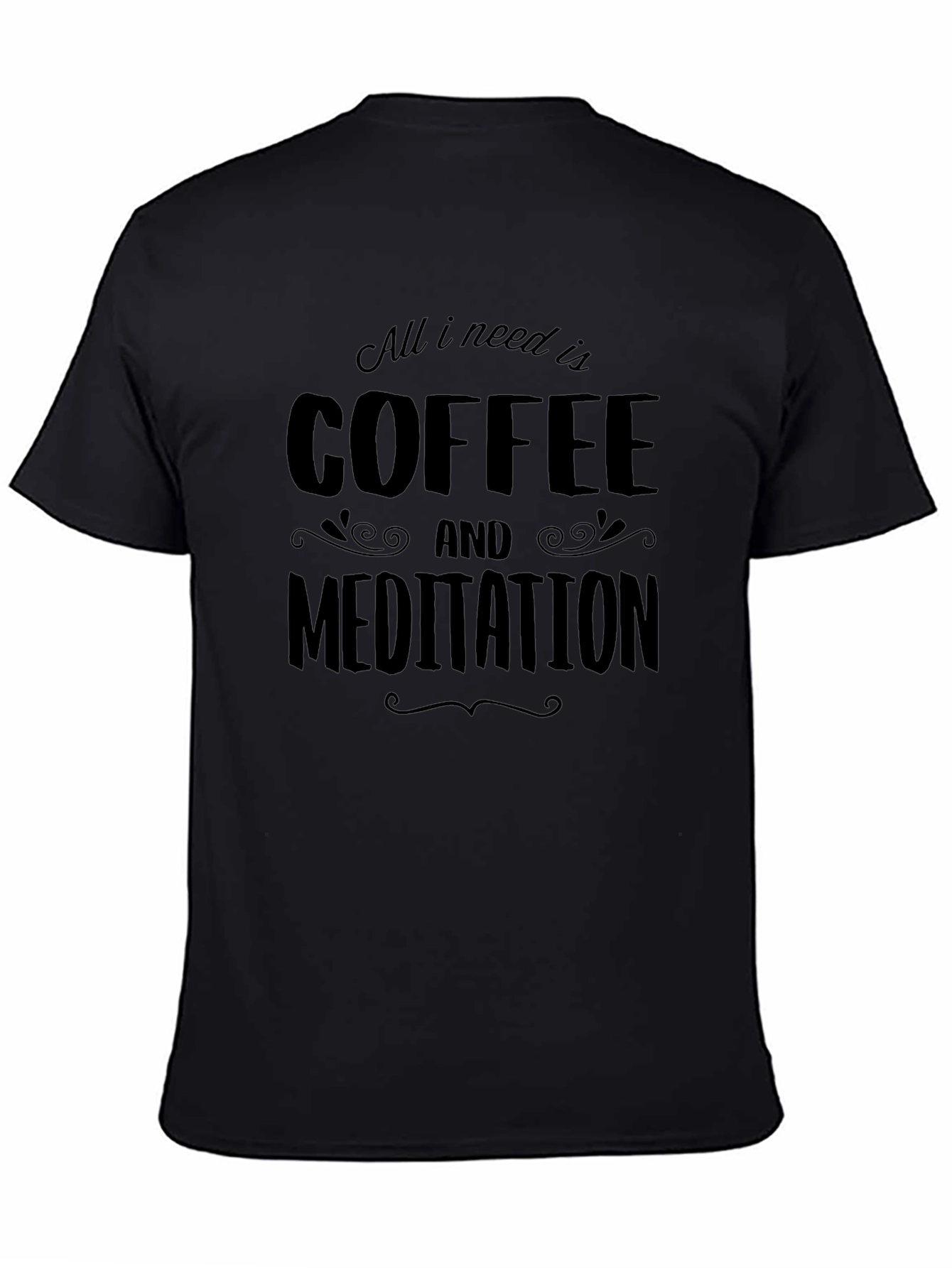 Coffee and Meditation Graphic T-Shirt