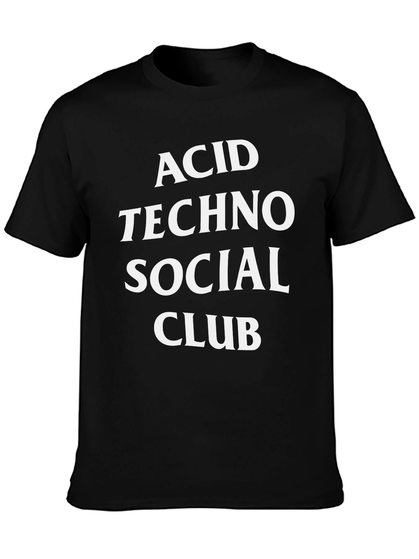 Acid Techno Social Club T-Shirt - Bold Graphic Tee