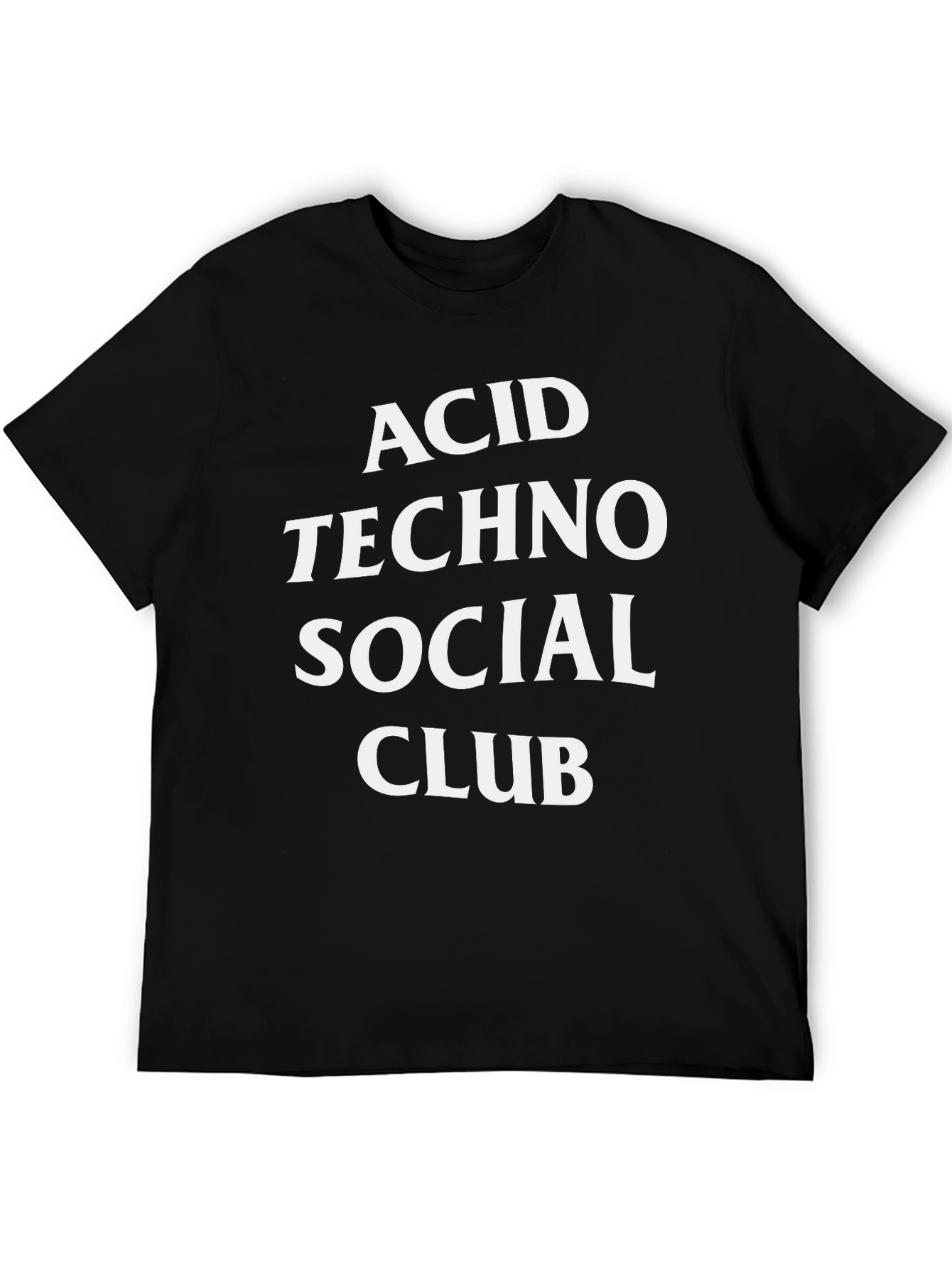 Acid Techno Social Club T-Shirt - Bold Graphic Tee