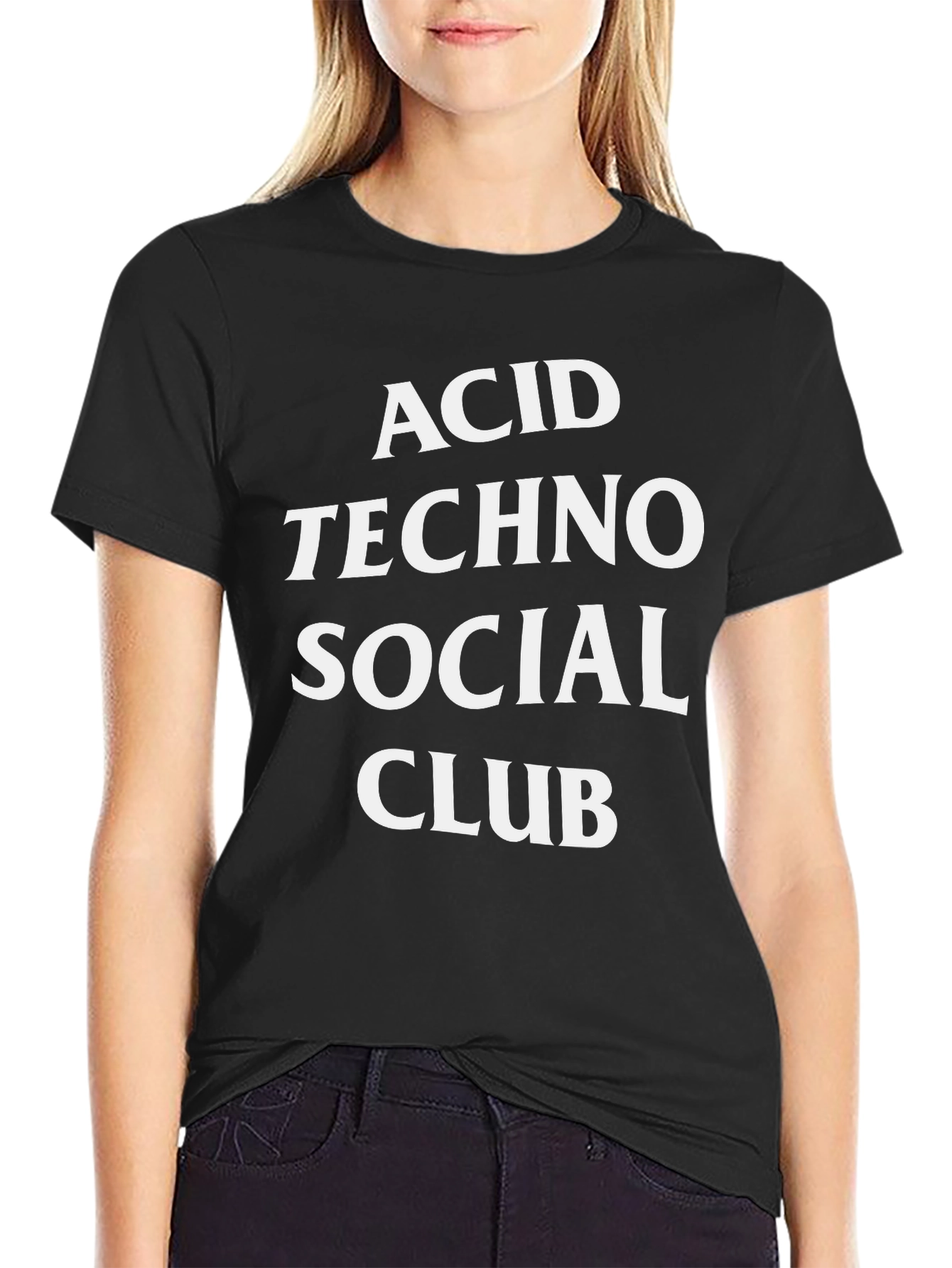 Acid Techno Social Club T-Shirt - Bold Graphic Tee