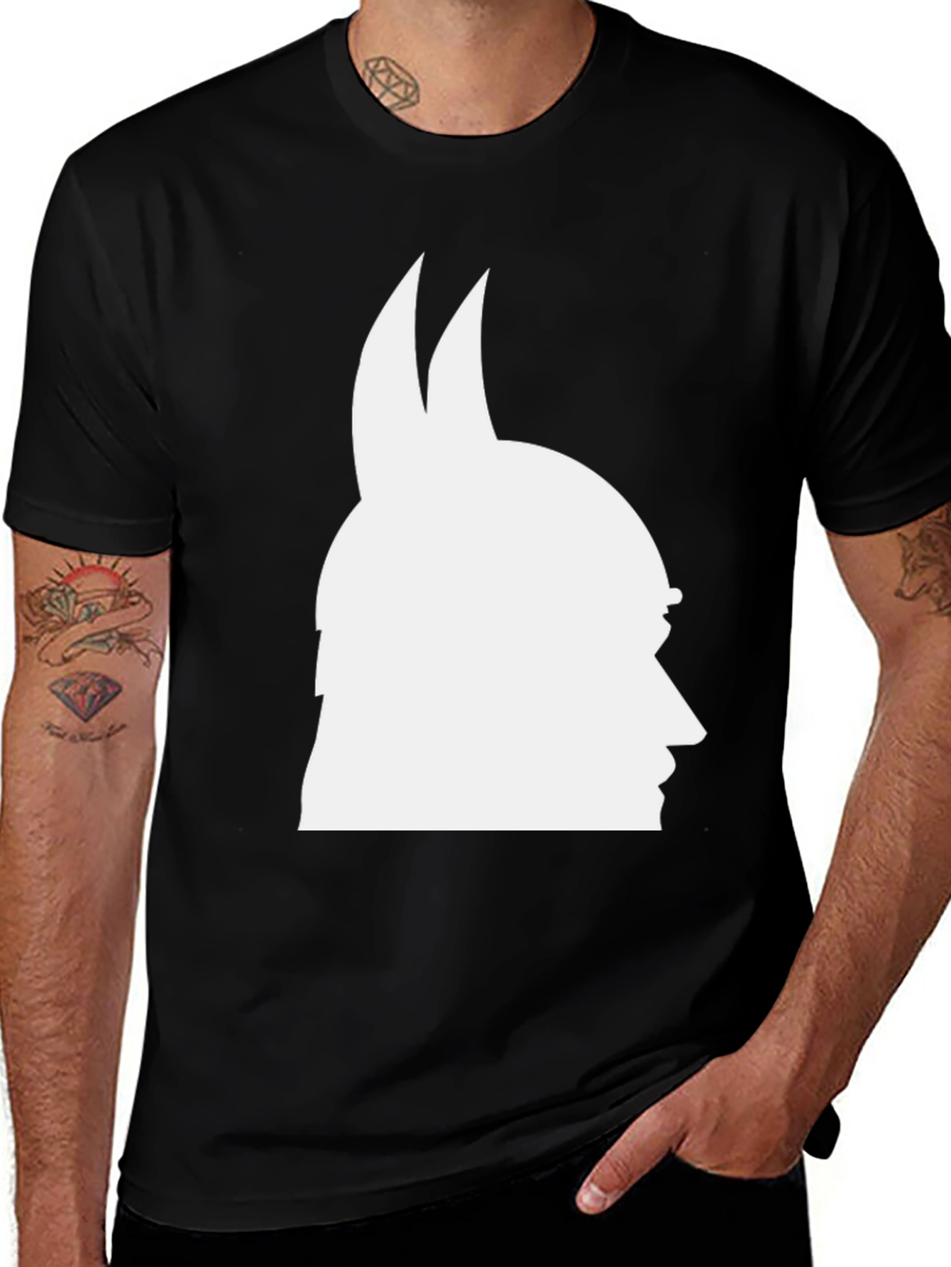 Batman Silhouette Graphic Tee - Black
