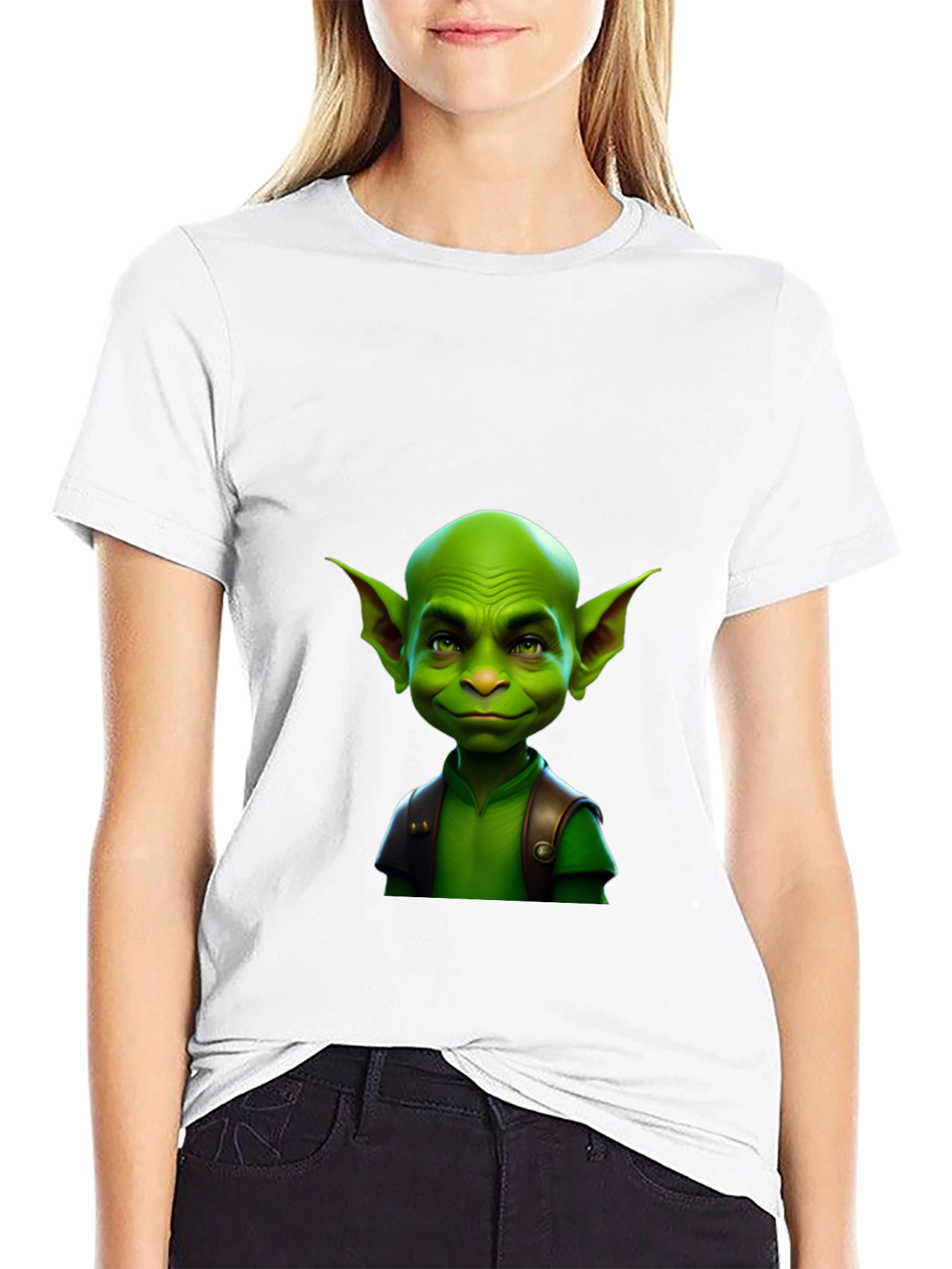 Green Goblin Graphic Tee - Funny Fantasy T-Shirt