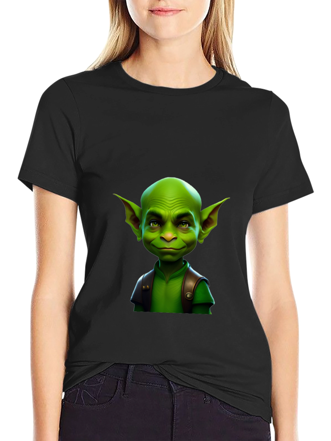 Green Goblin Graphic Tee - Funny Fantasy T-Shirt