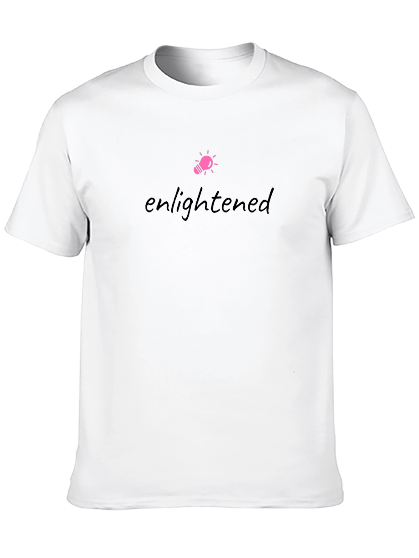 Enlightened Black T-Shirt - Premium Soft Cotton