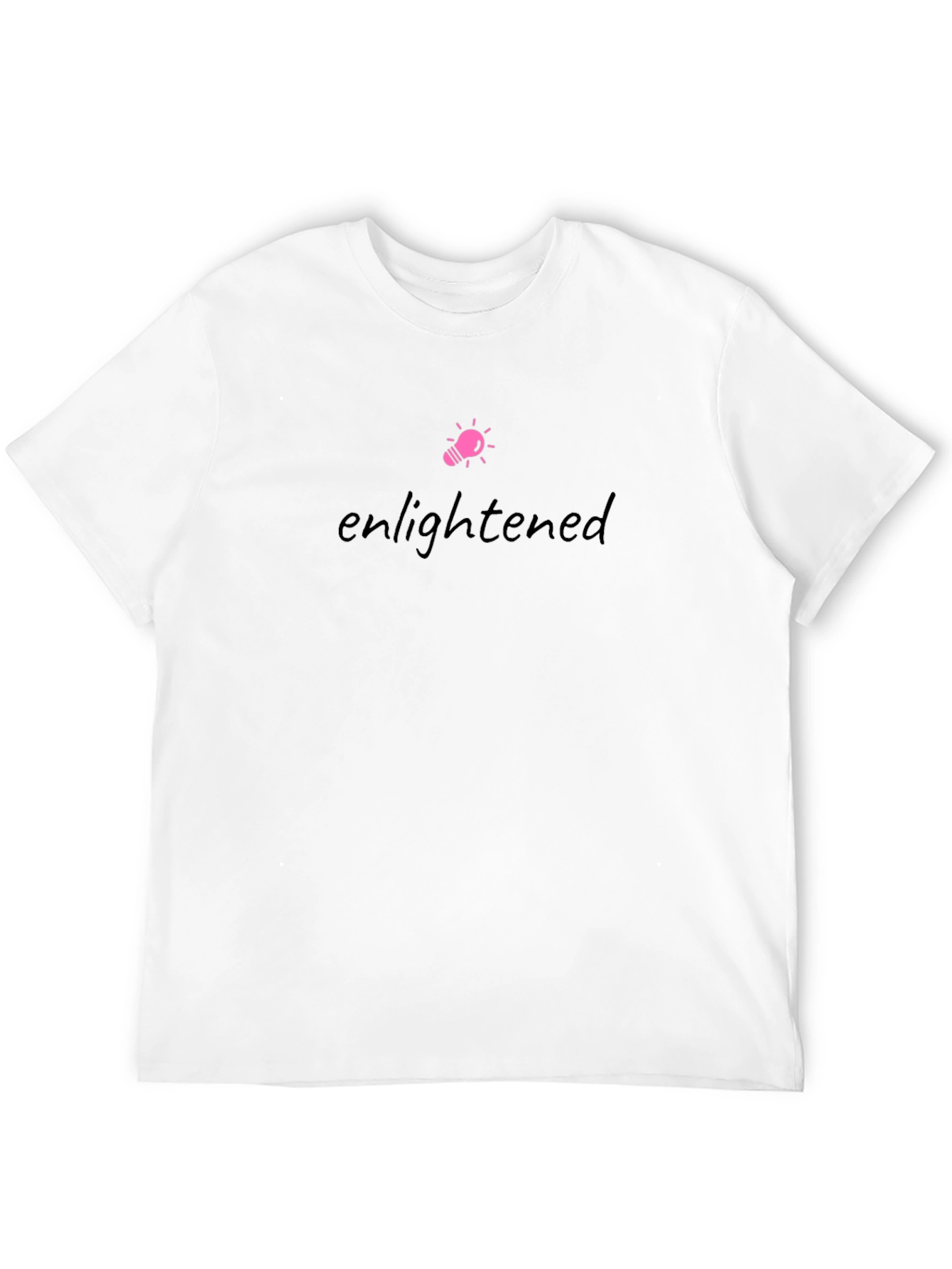Enlightened Black T-Shirt - Premium Soft Cotton