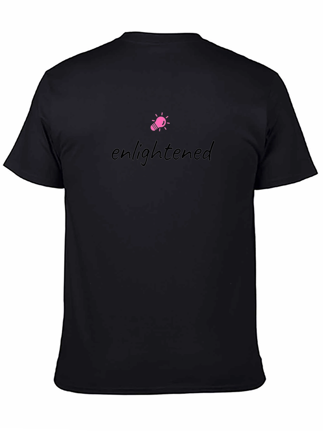 Enlightened Black T-Shirt - Premium Soft Cotton