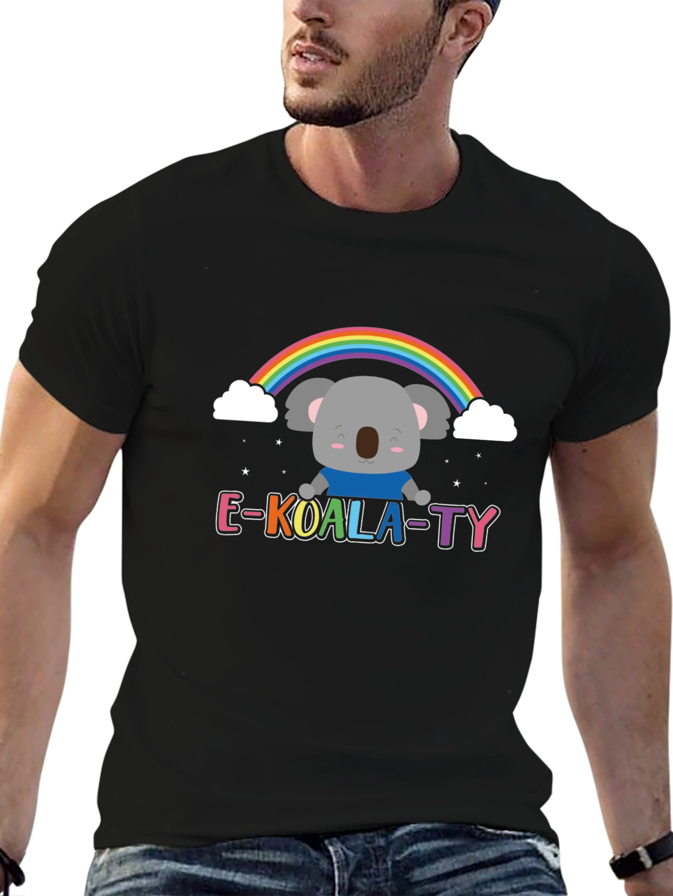 E-KOALA-TY T-Shirt - Rainbow Koala Tee