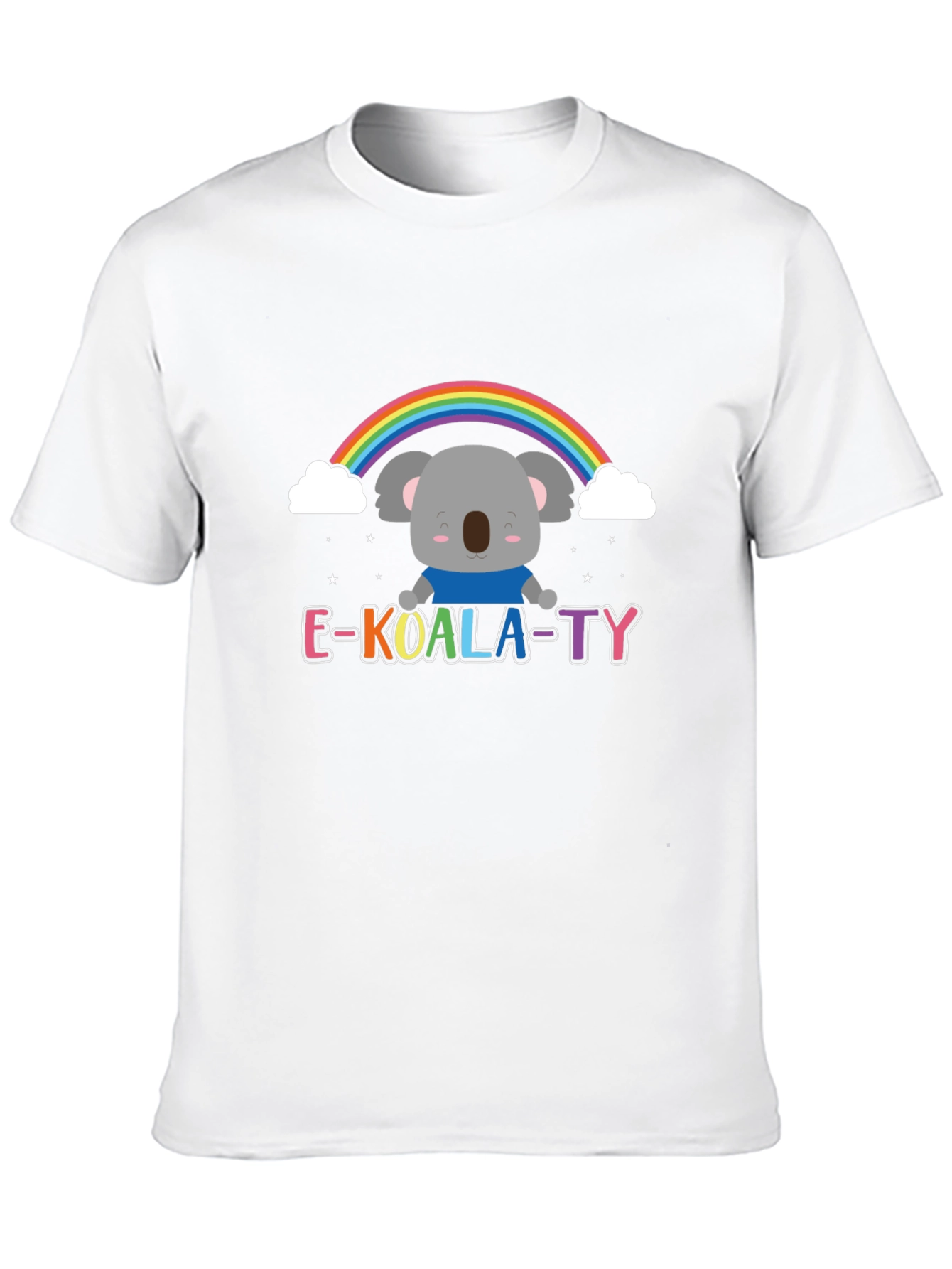 E-KOALA-TY T-Shirt - Rainbow Koala Tee